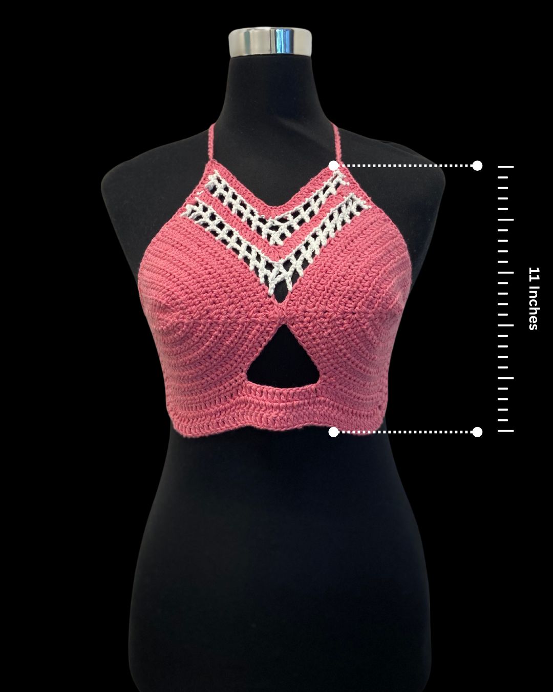 Cotton Candy Cotton Handmade Crochet Bralette by Chutak Binak