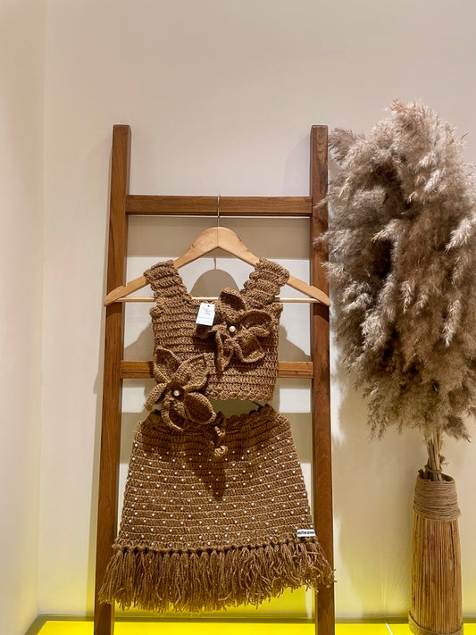 Flora Angel Outfit Set by Chutak Binak | Hand- Crochet