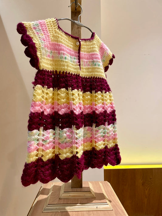 Sprinkle Sparkle Handmade Frock by Chutak Binak