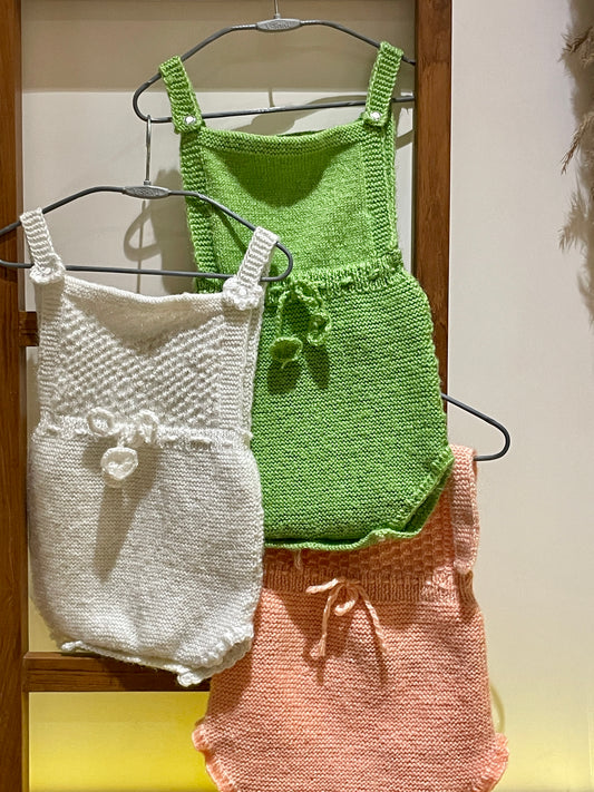 Lemon Drop Knit Romper