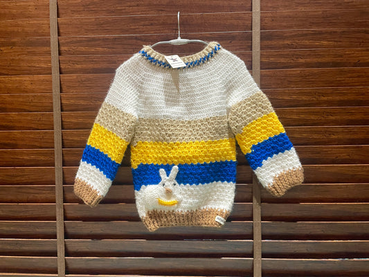Bugs Bunny Hand Crochet Sweater
