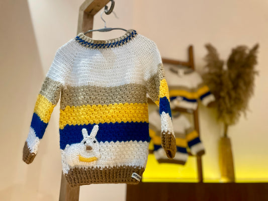 Bugs Bunny Hand Crochet Sweater