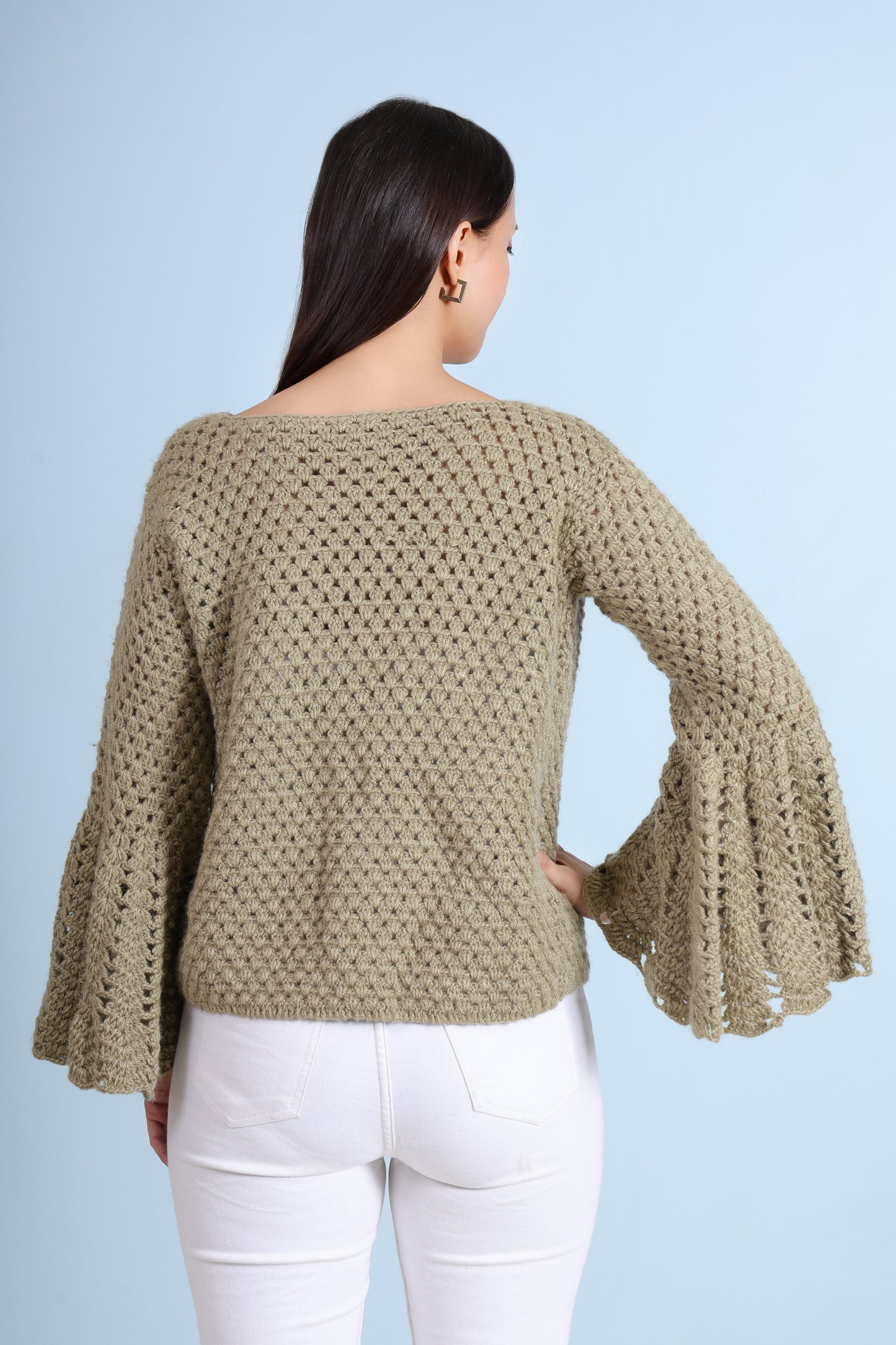 Hand Crochet Jacket for Women by Chutak Binak