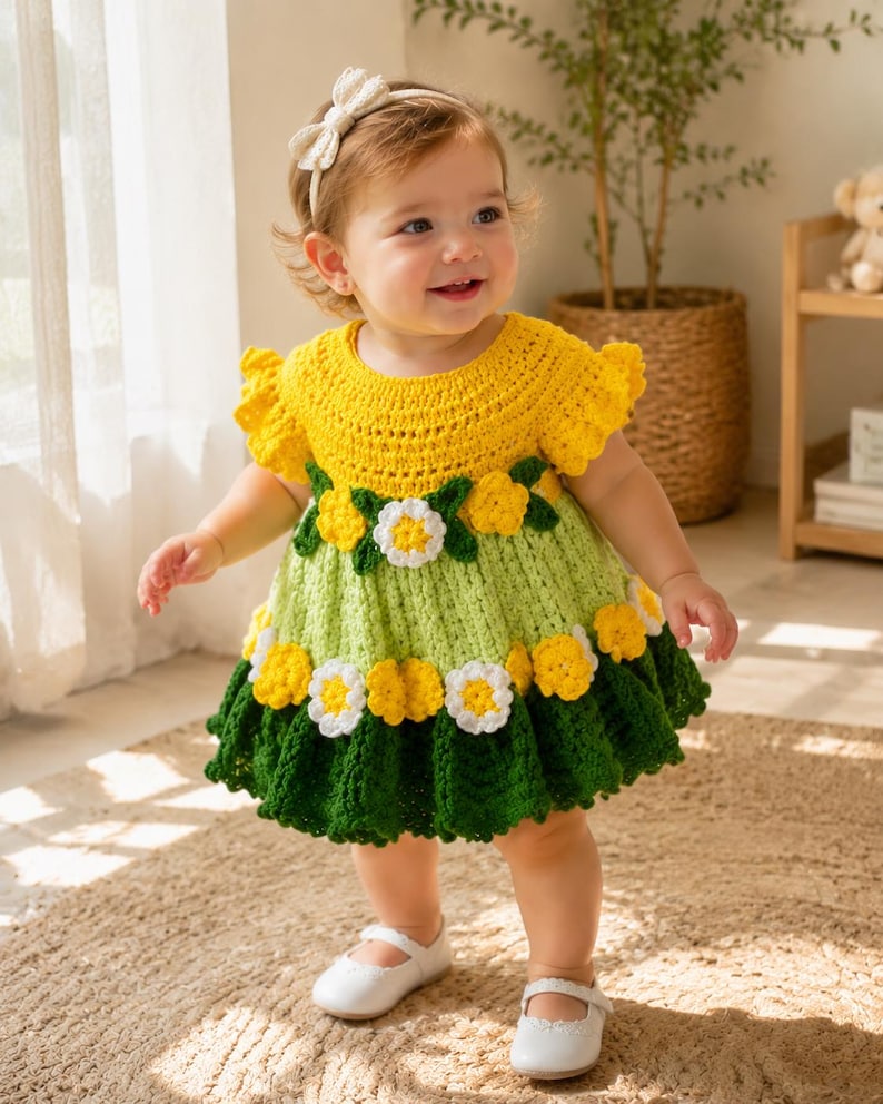 Ruffled hem detail