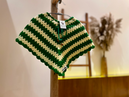 Hand Crochet Kids Poncho | Chutak Binak