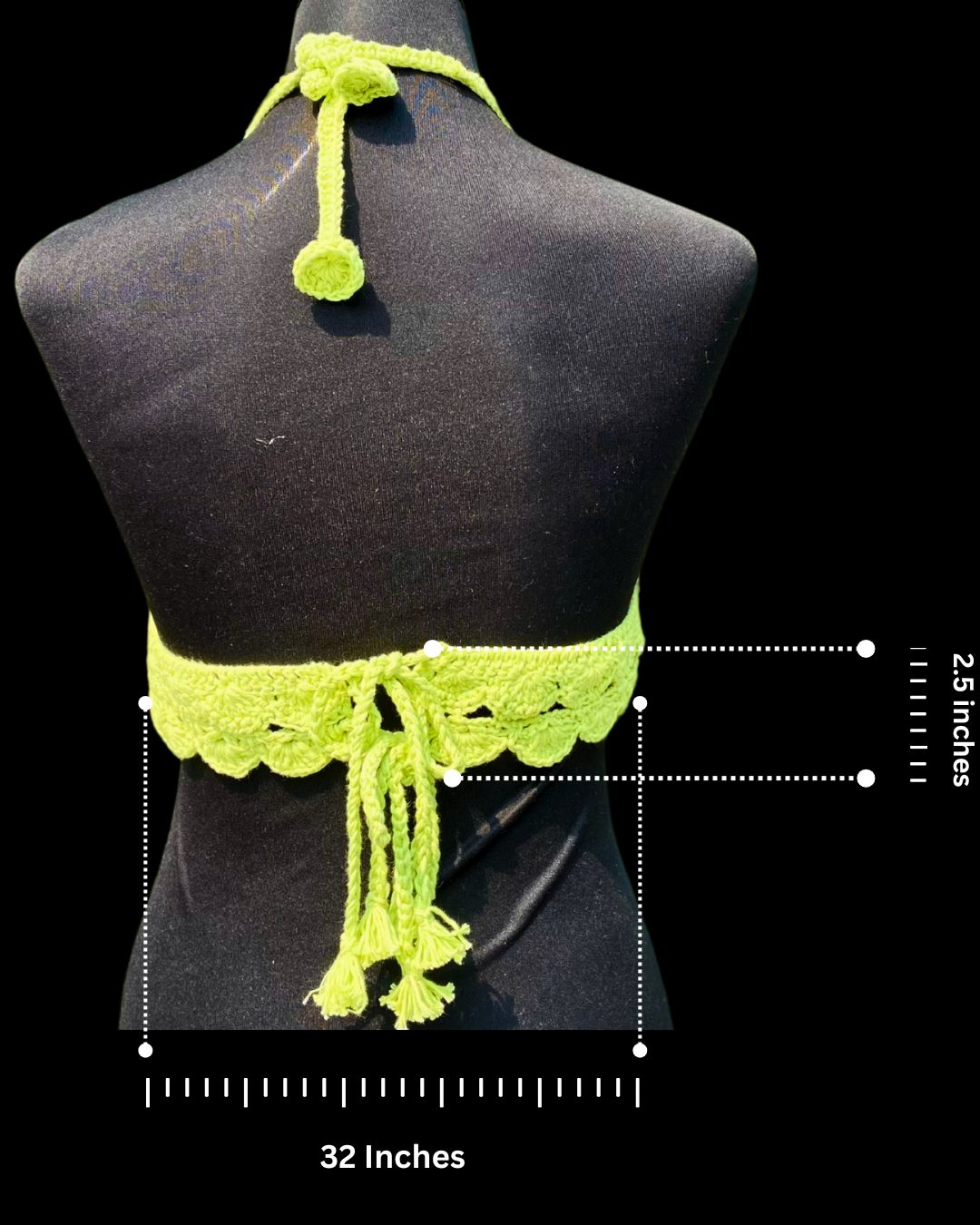 Beach Baddie Hand Crochet Cotton Top by Chutak Binak