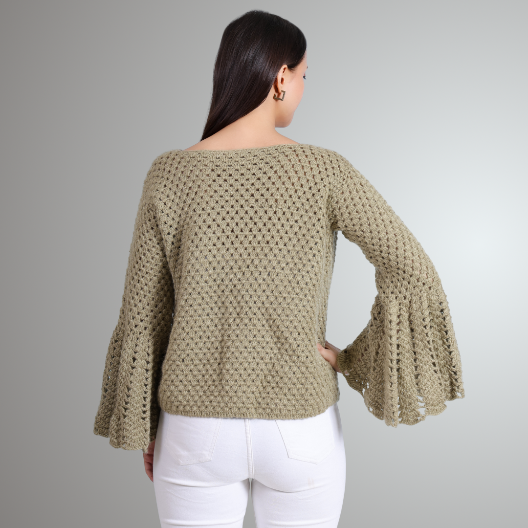Hand Crochet Jacket for Women by Chutak Binak