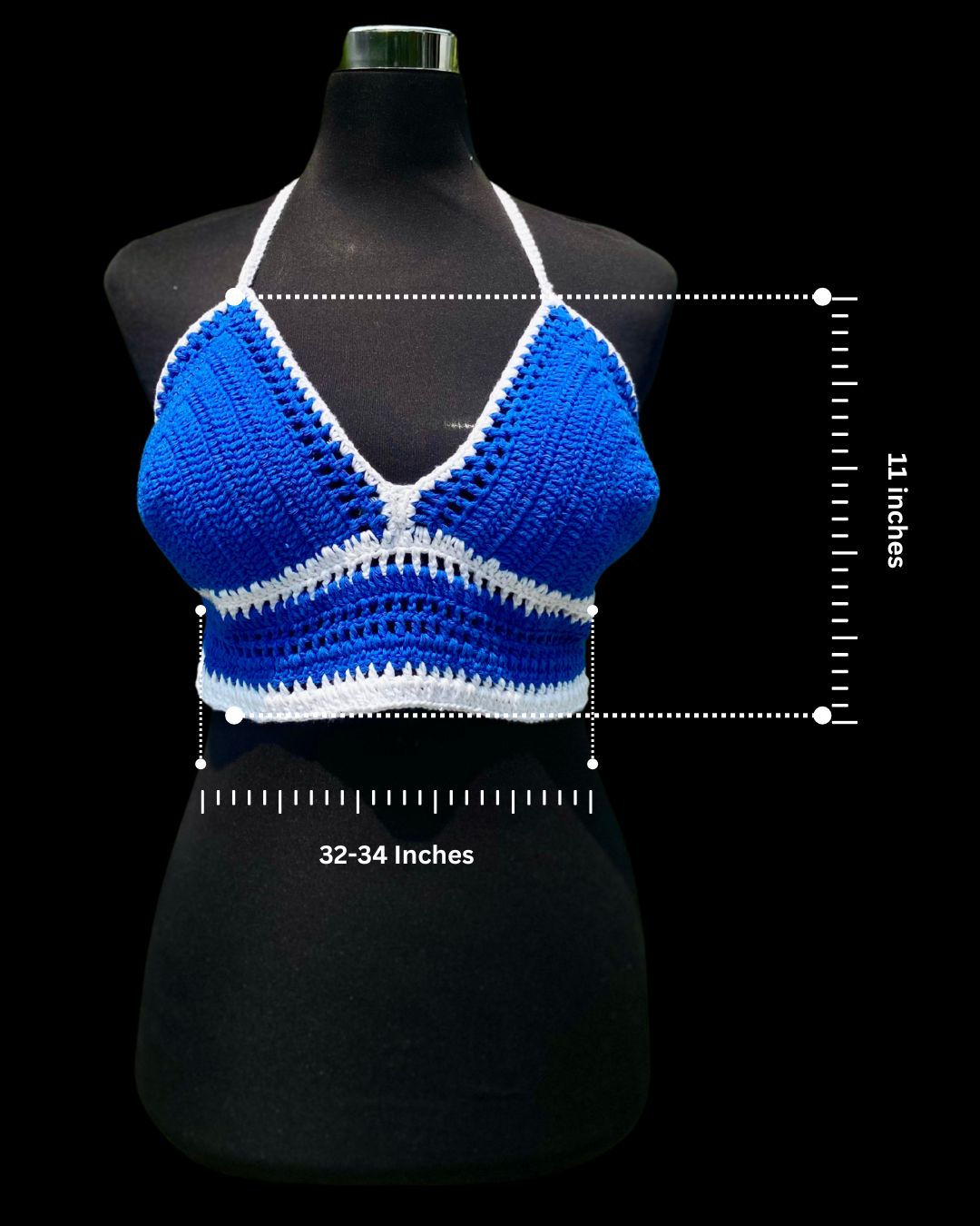 Boho Bae Bralette Hand Crochet Cotton Top by Chutak Binak