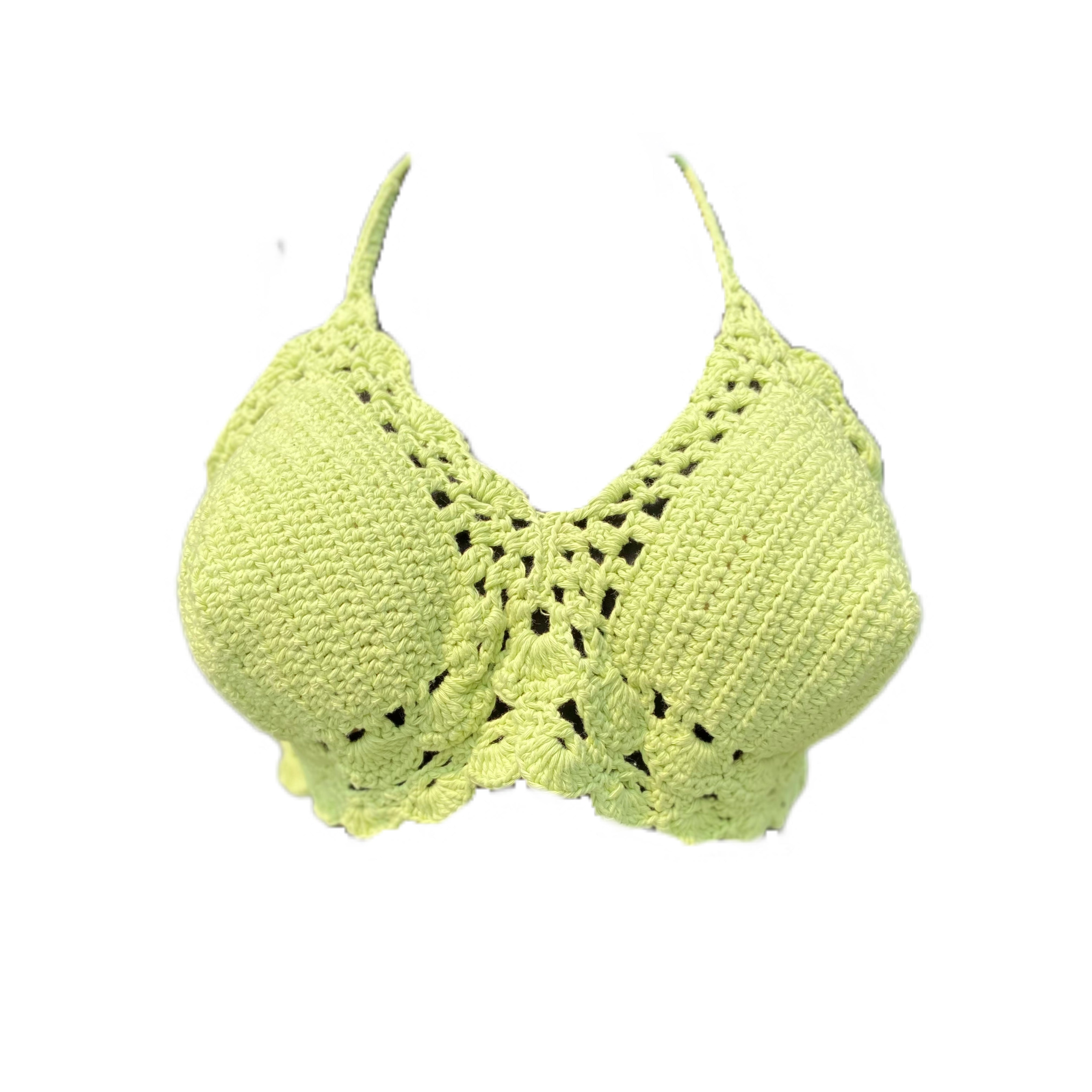 Beach Baddie Hand Crochet Cotton Top by Chutak Binak