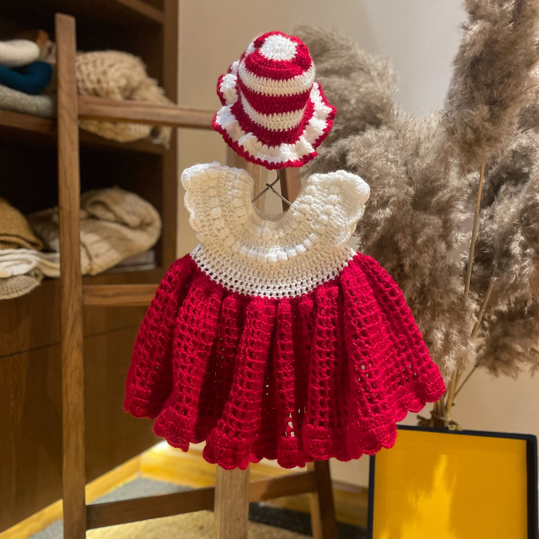 Hand Crochet Frock