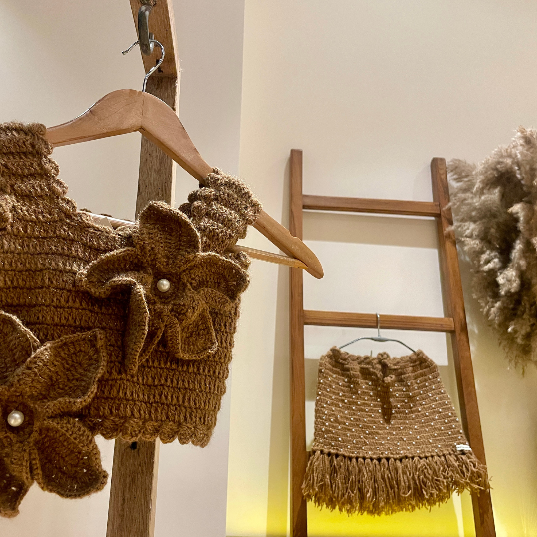 Flora Angel Outfit Set by Chutak Binak | Hand- Crochet