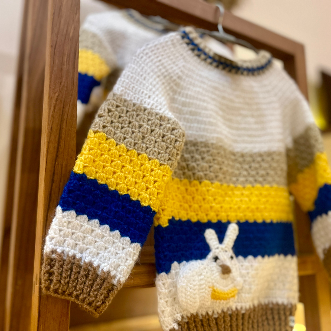 Bugs Bunny Hand Crochet Sweater