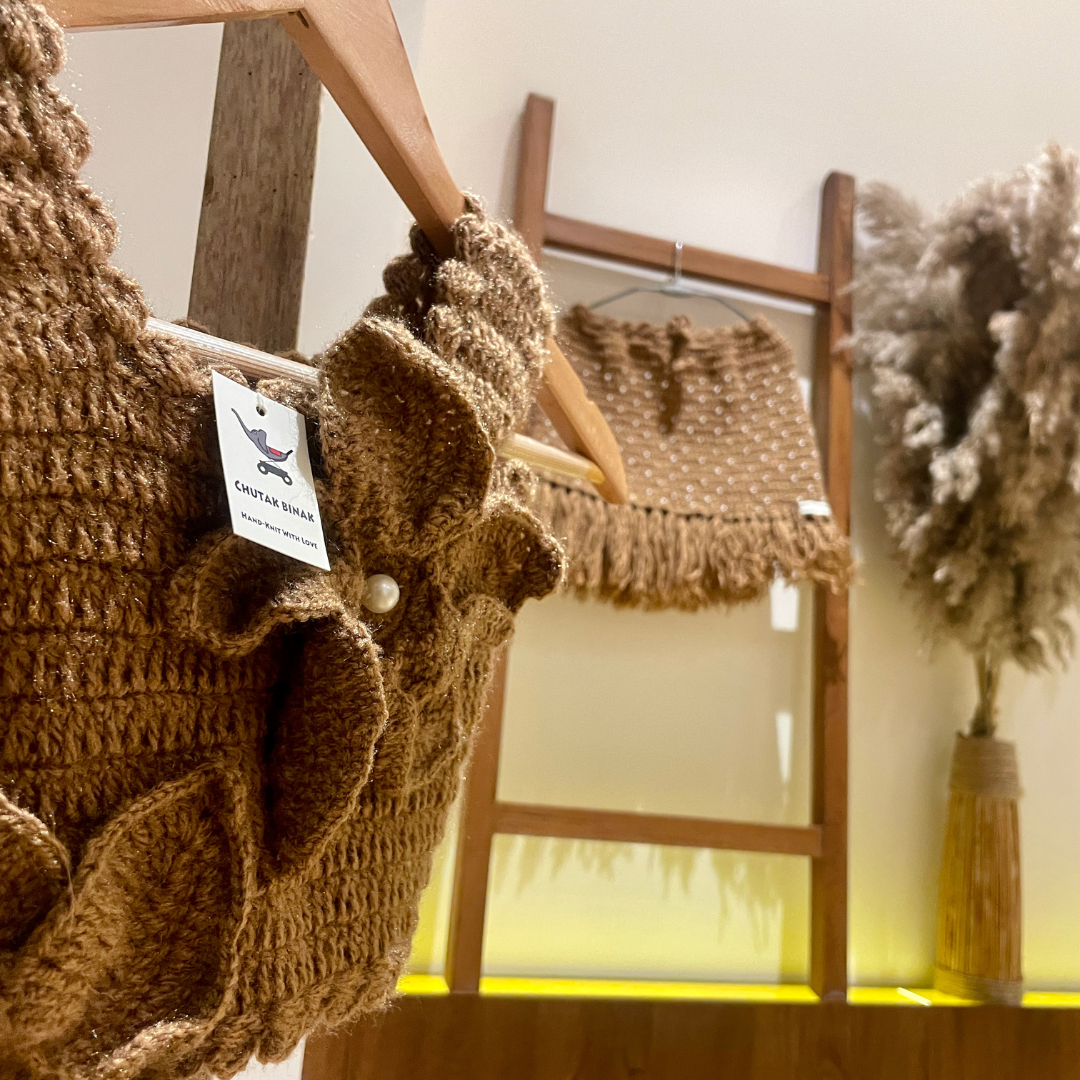 Flora Angel Outfit Set by Chutak Binak | Hand- Crochet