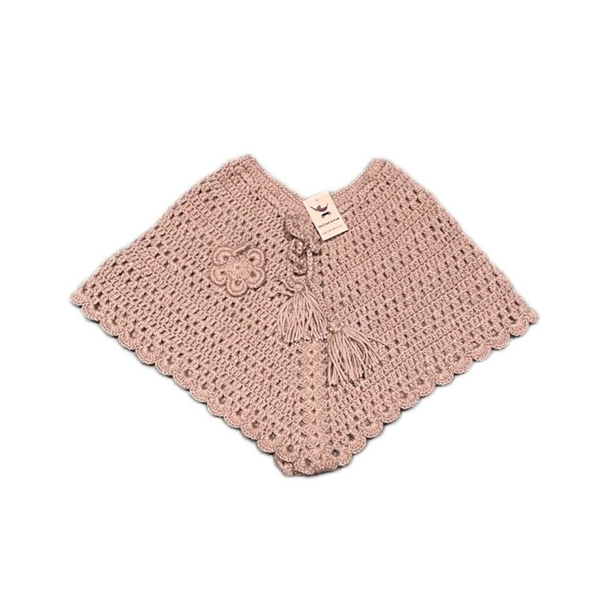 Hand Crochet Kids Poncho | Chutak Binak