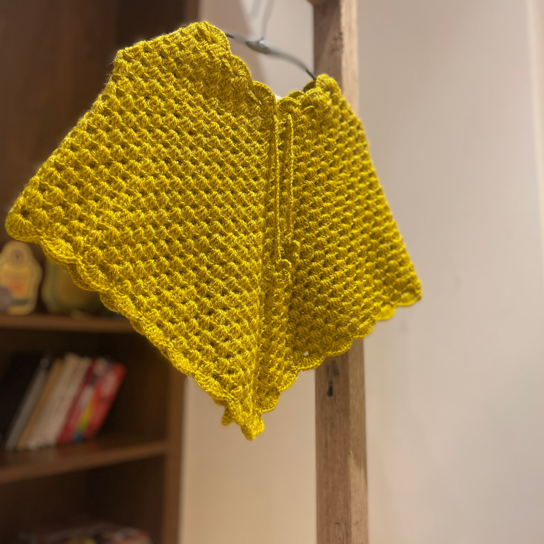 Hand Crochet Kids Poncho | Chutak Binak