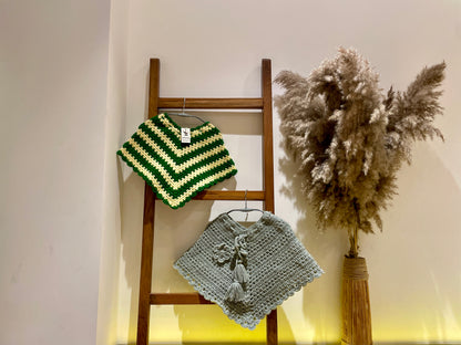 Hand Crochet Kids Poncho | Chutak Binak