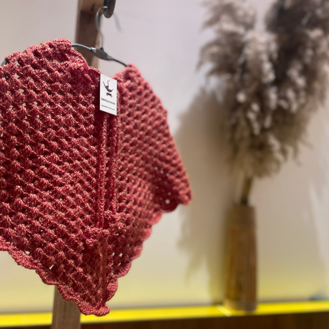 Hand Crochet Kids Poncho | Chutak Binak