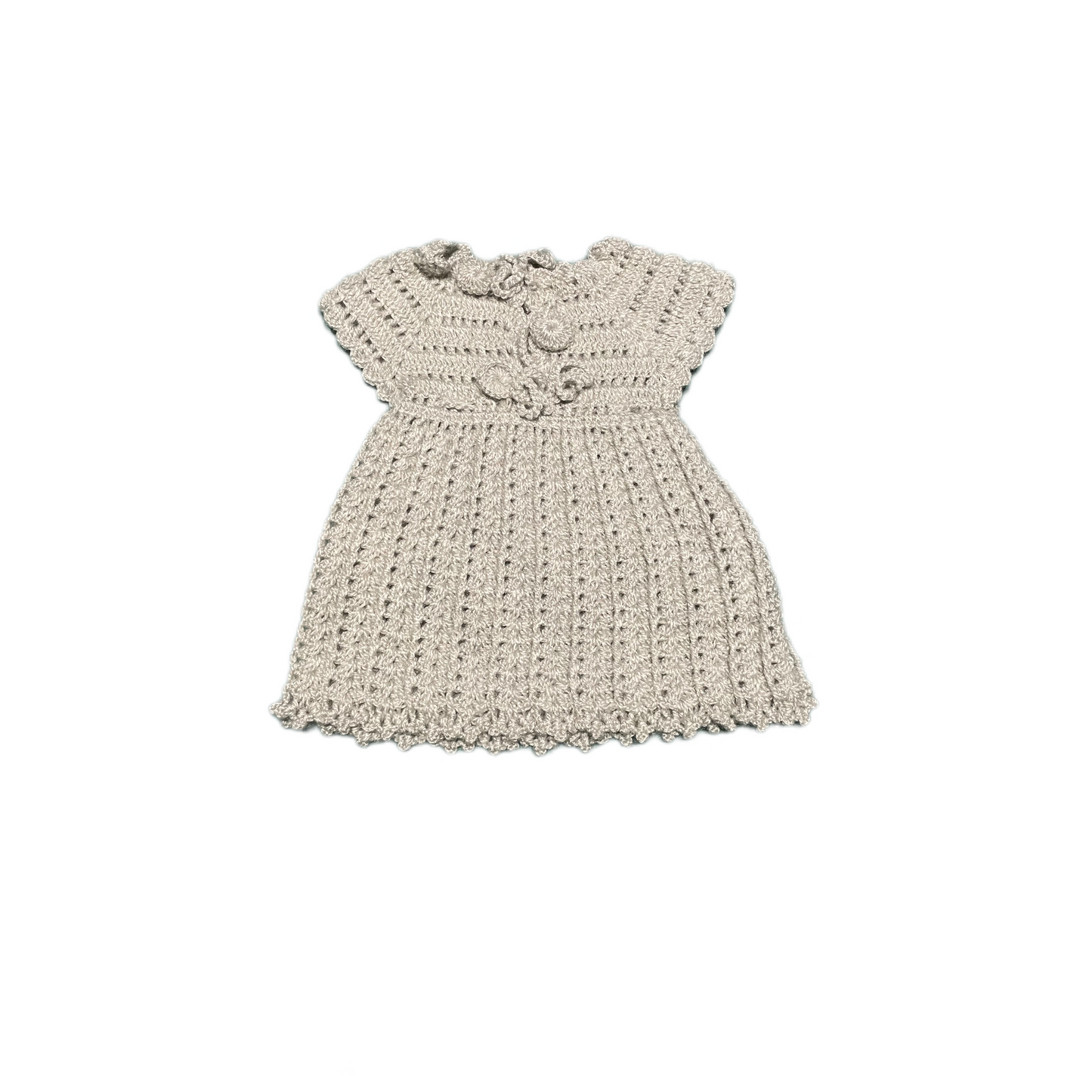 Hand-knit Crotchet Frock