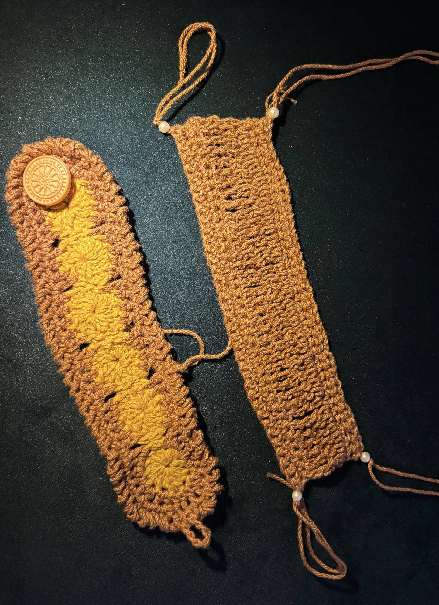 Golden Dusk Handmade Rakhi Set