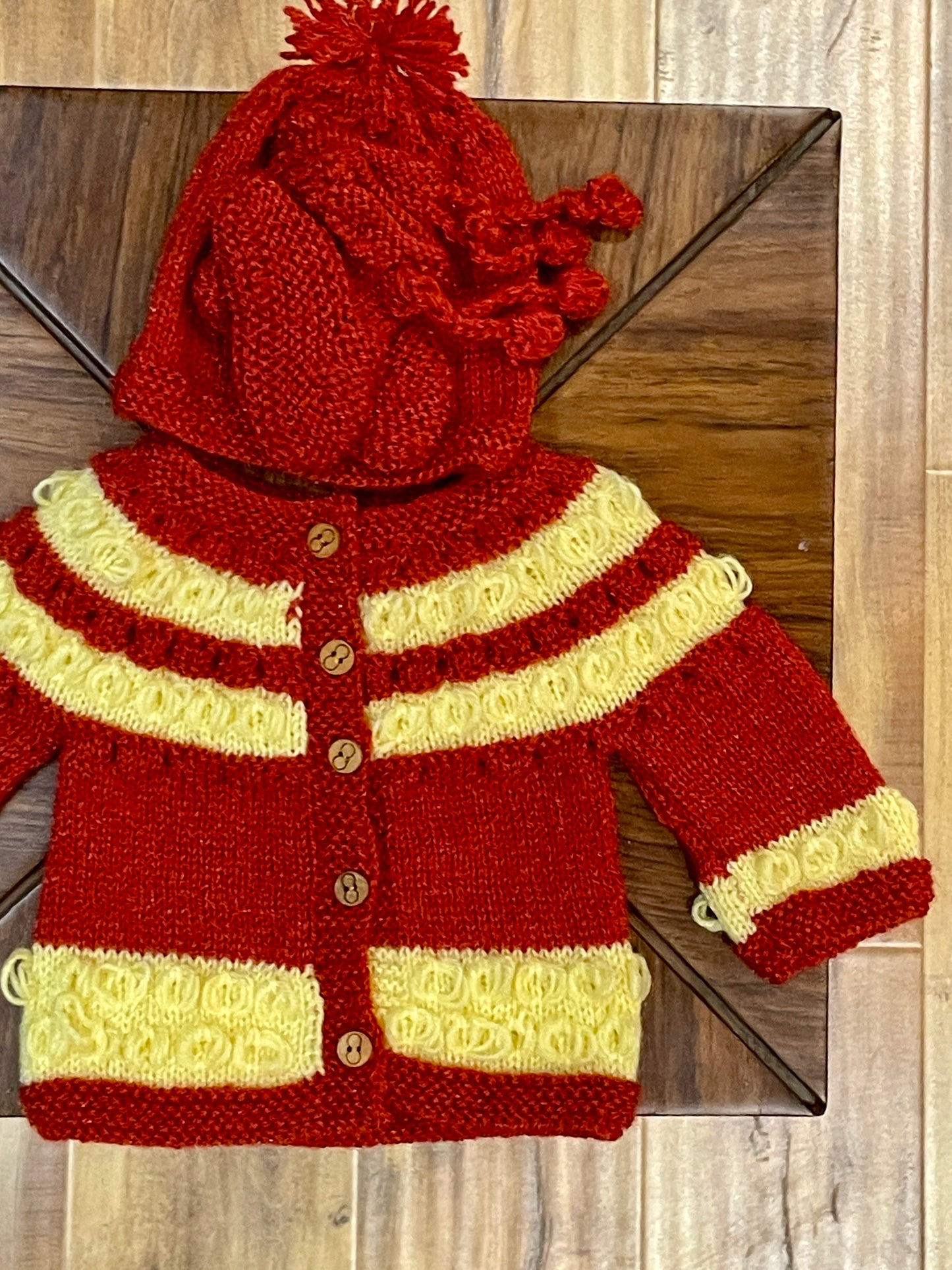 Crochet Jacket Set