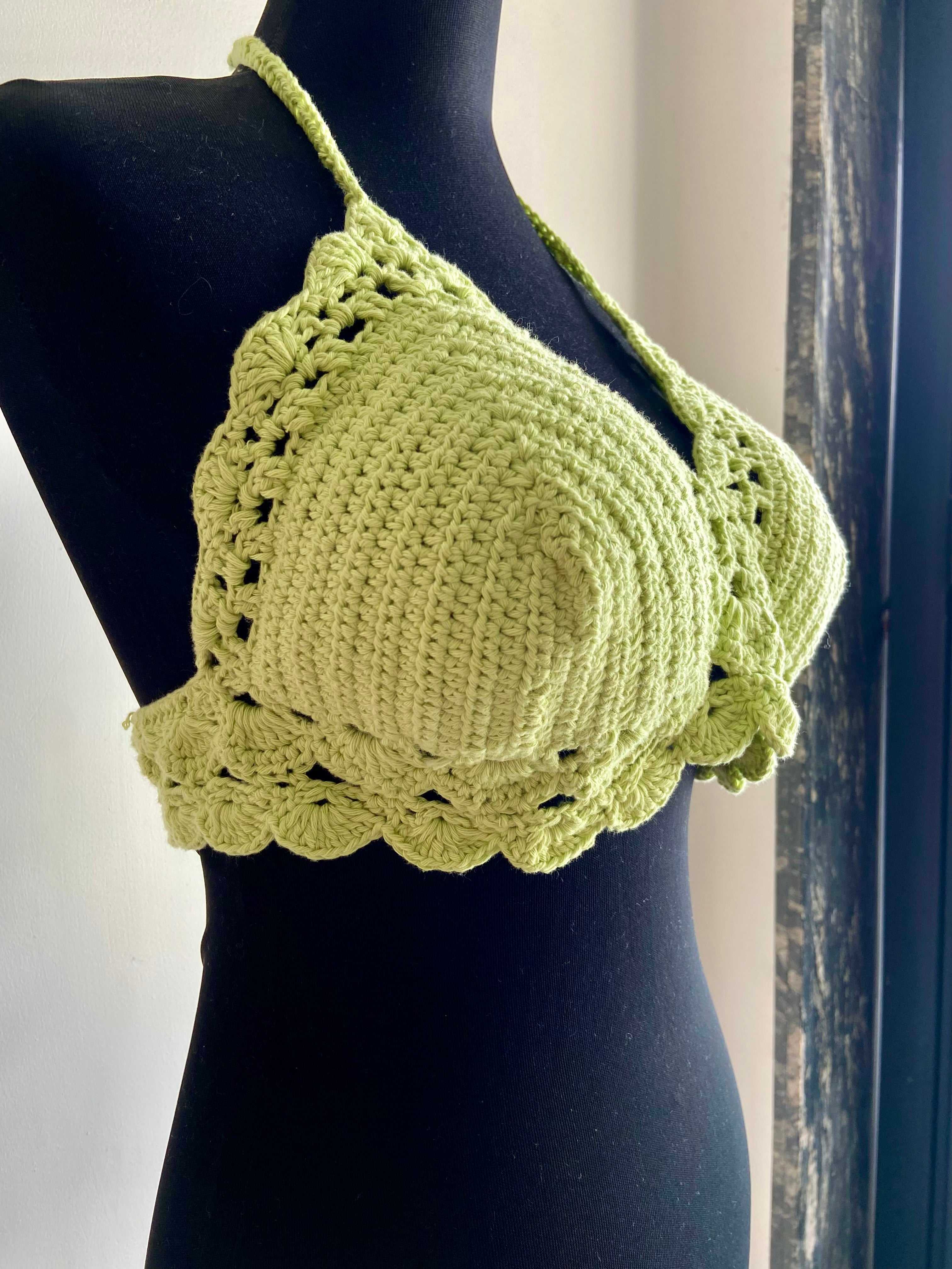 Beach Baddie Hand Crochet Cotton Top by Chutak Binak