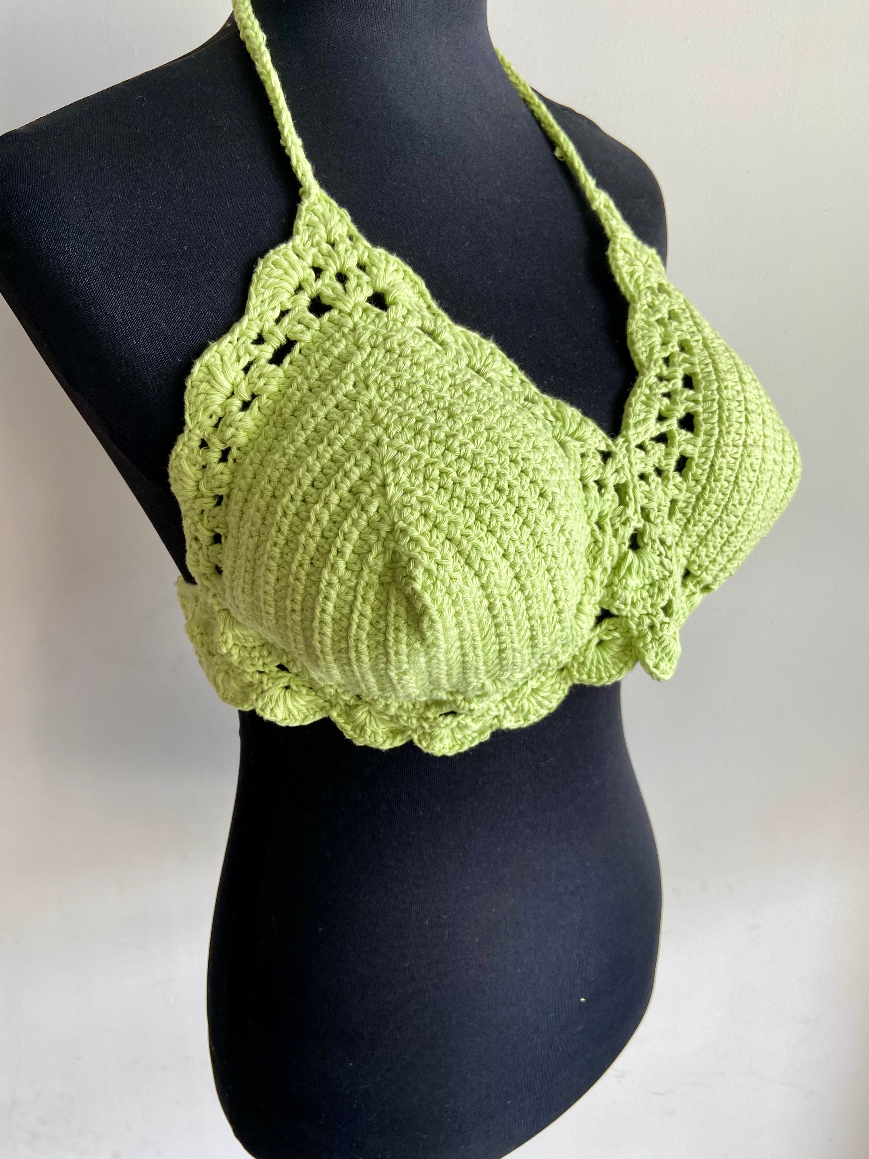 Beach Baddie Hand Crochet Cotton Top by Chutak Binak