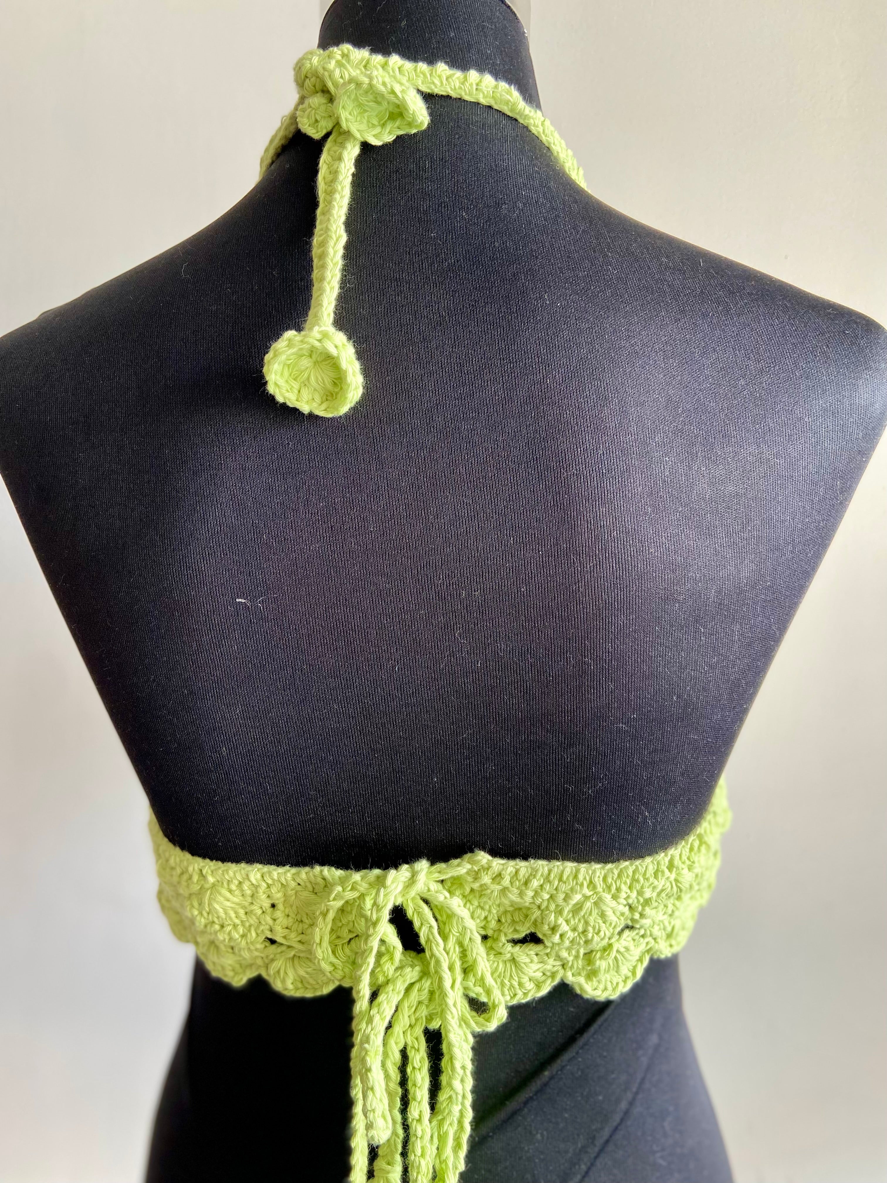 Beach Baddie Hand Crochet Cotton Top by Chutak Binak