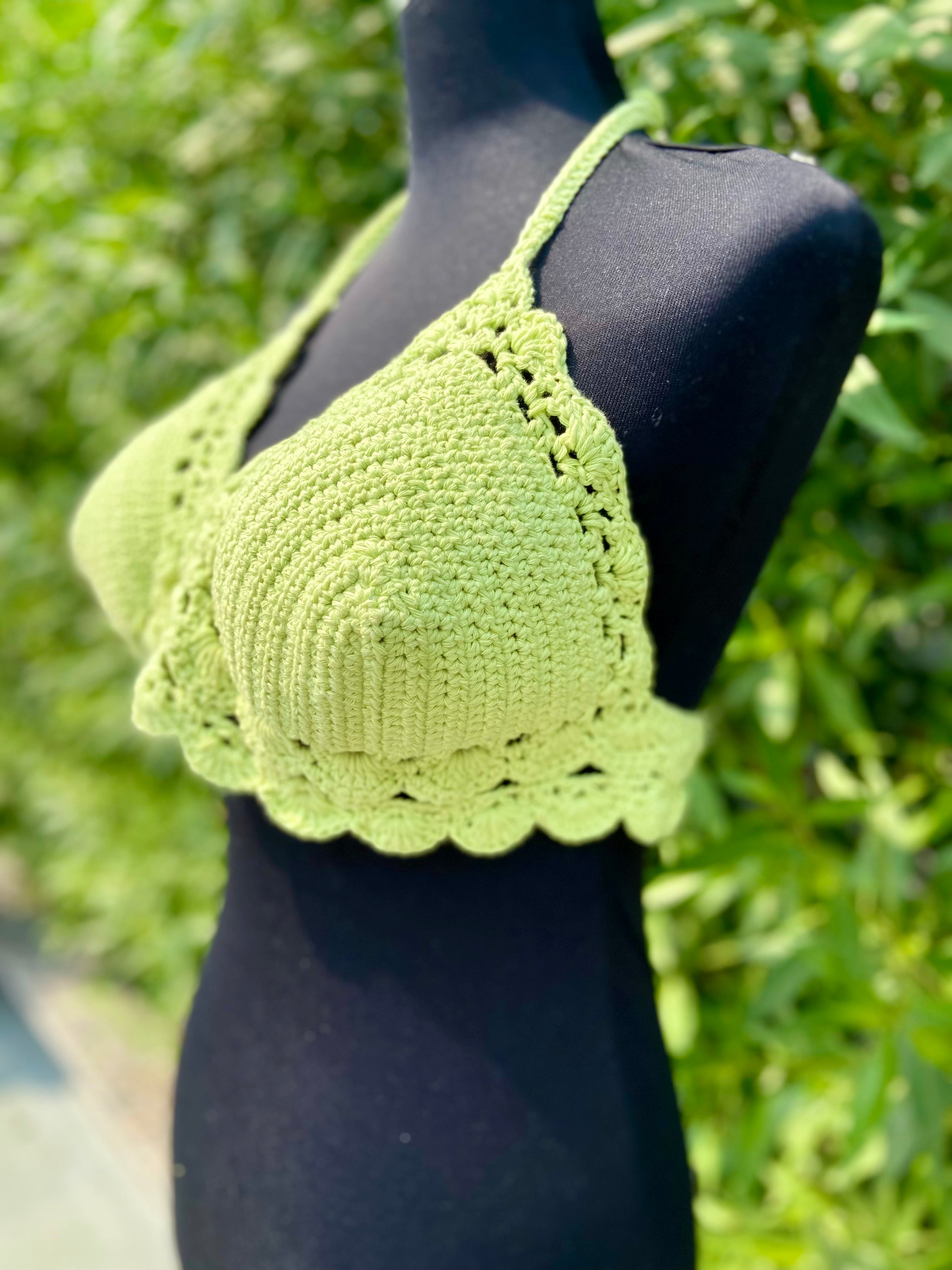 Beach Baddie Hand Crochet Cotton Top by Chutak Binak