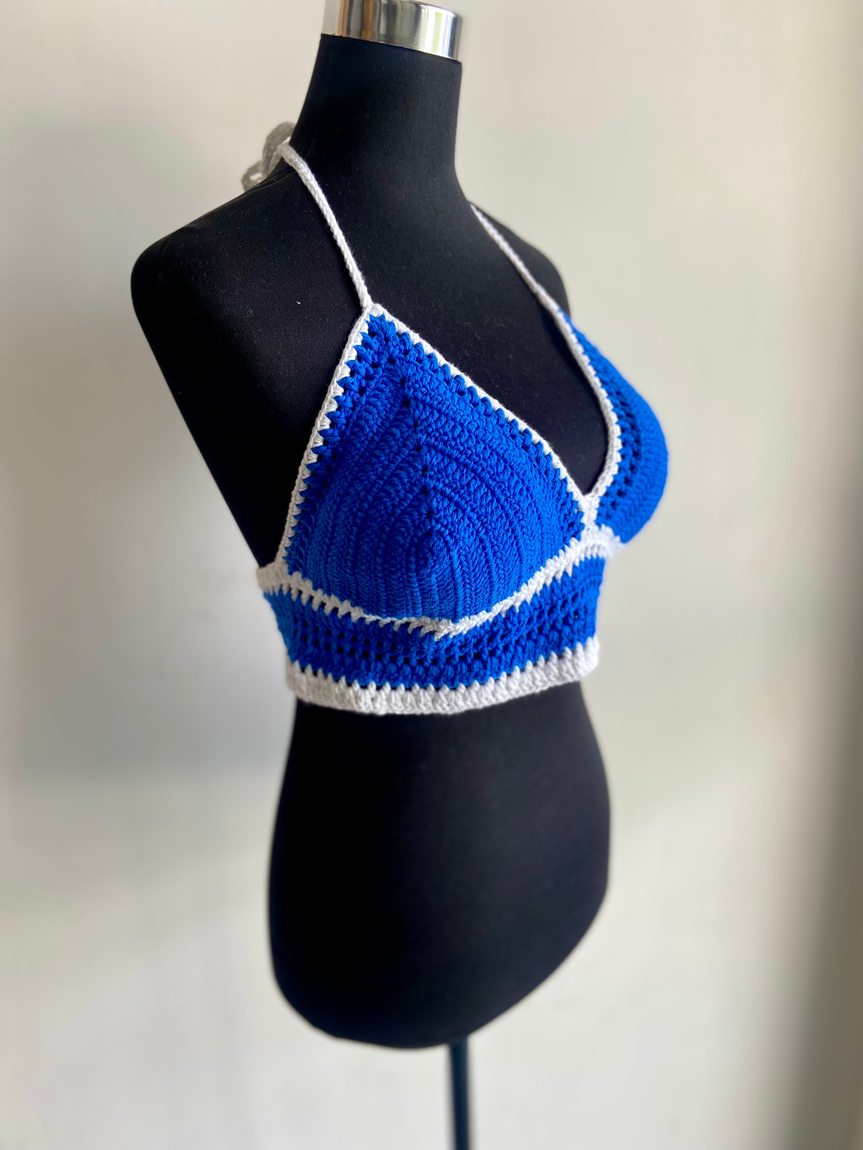 Boho Bae Bralette Hand Crochet Cotton Top by Chutak Binak