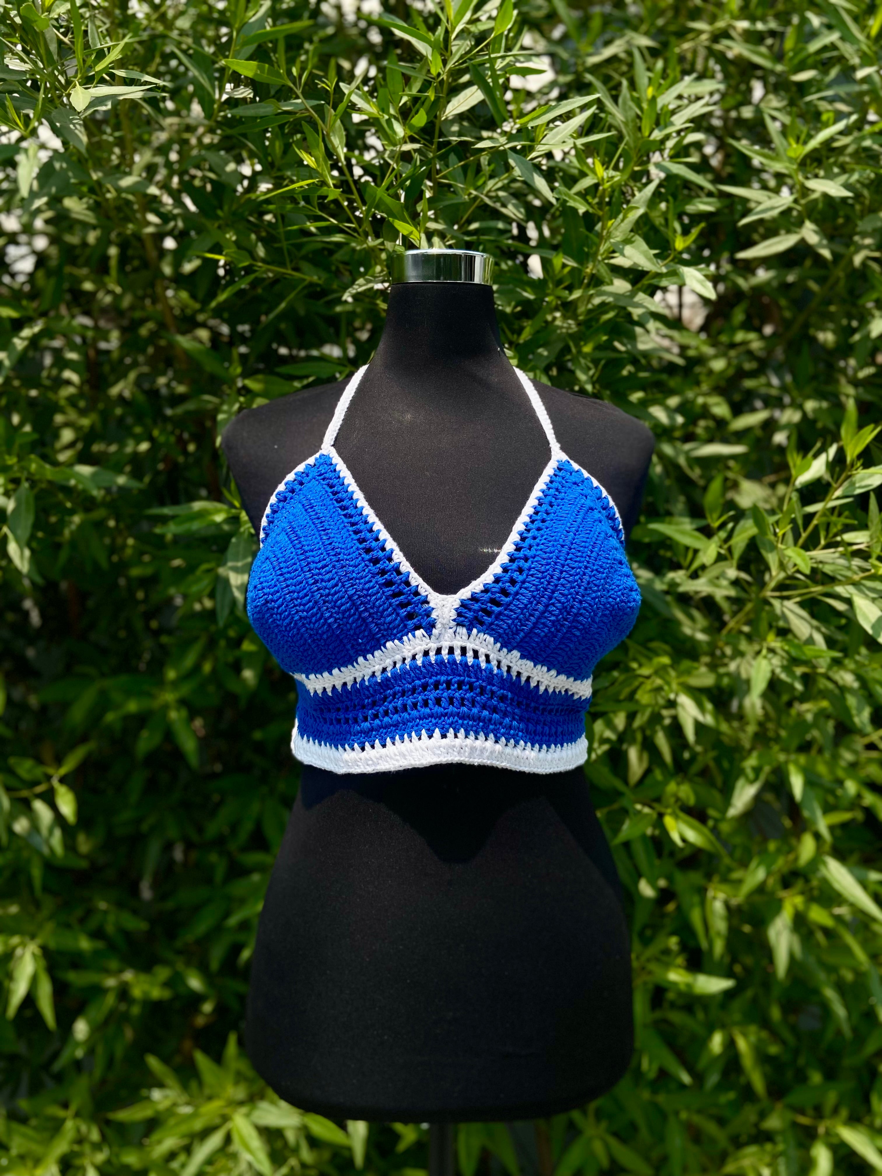 Boho Bae Bralette Hand Crochet Cotton Top by Chutak Binak