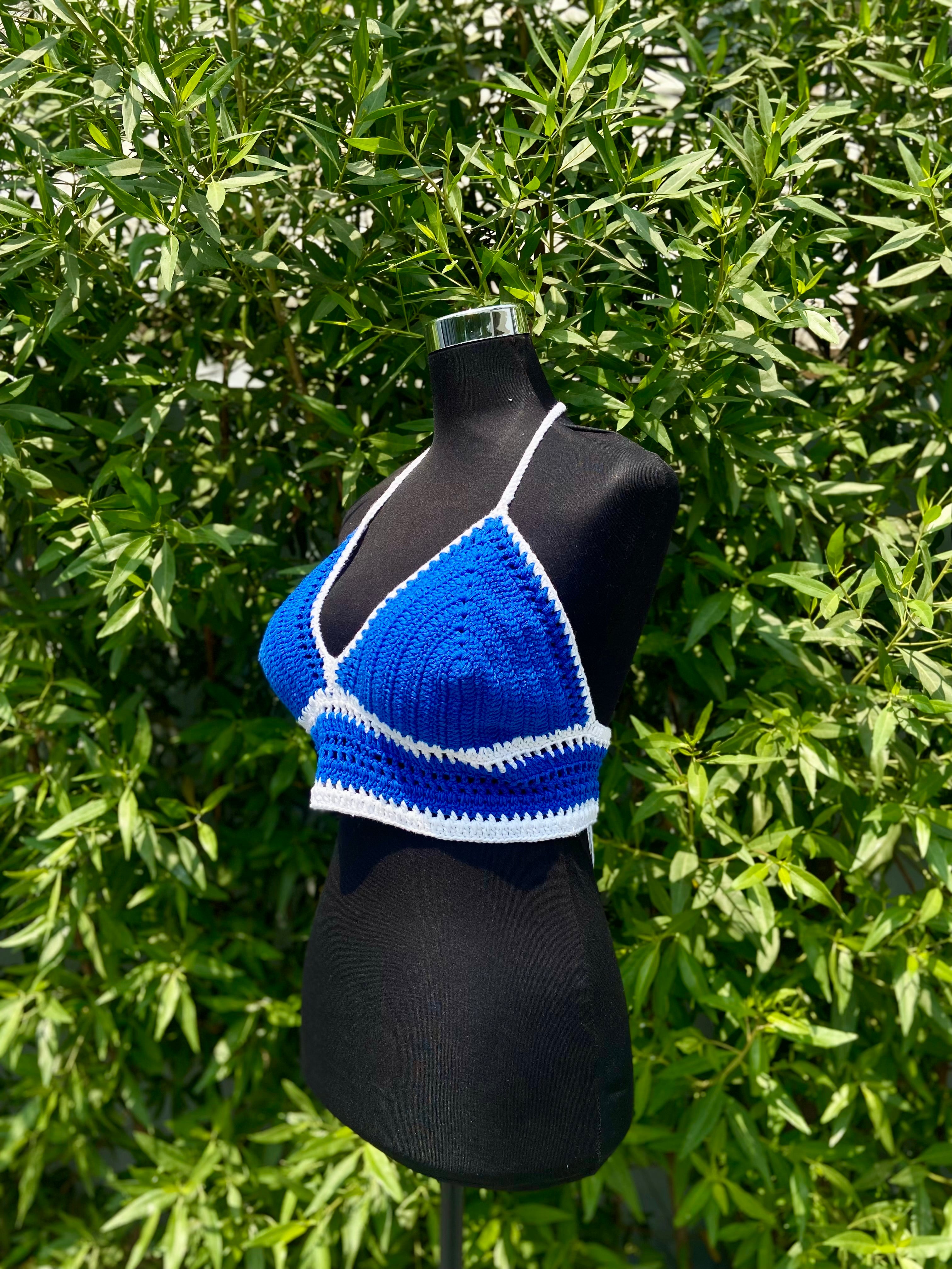 Boho Bae Bralette Hand Crochet Cotton Top by Chutak Binak