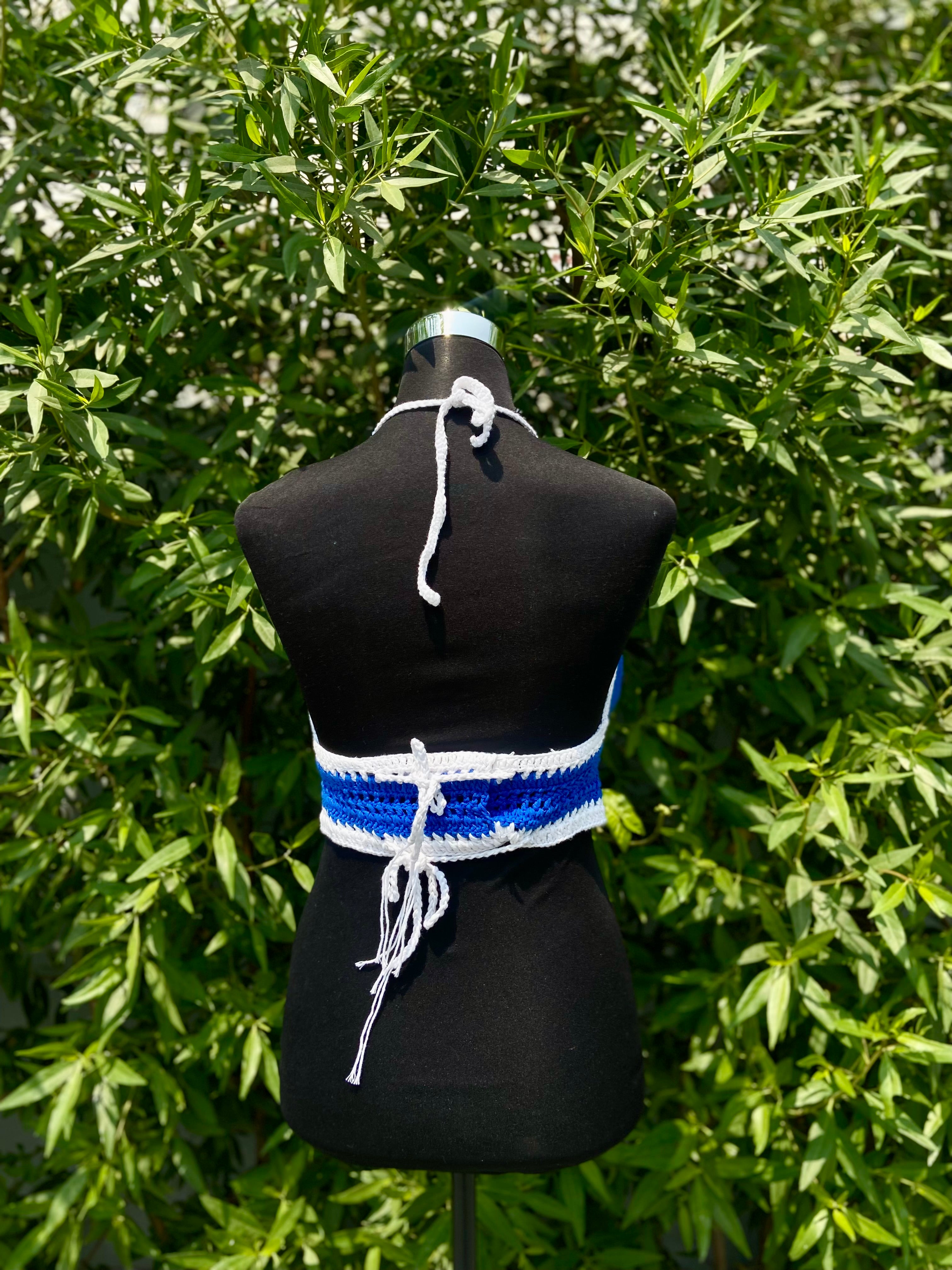 Boho Bae Bralette Hand Crochet Cotton Top by Chutak Binak