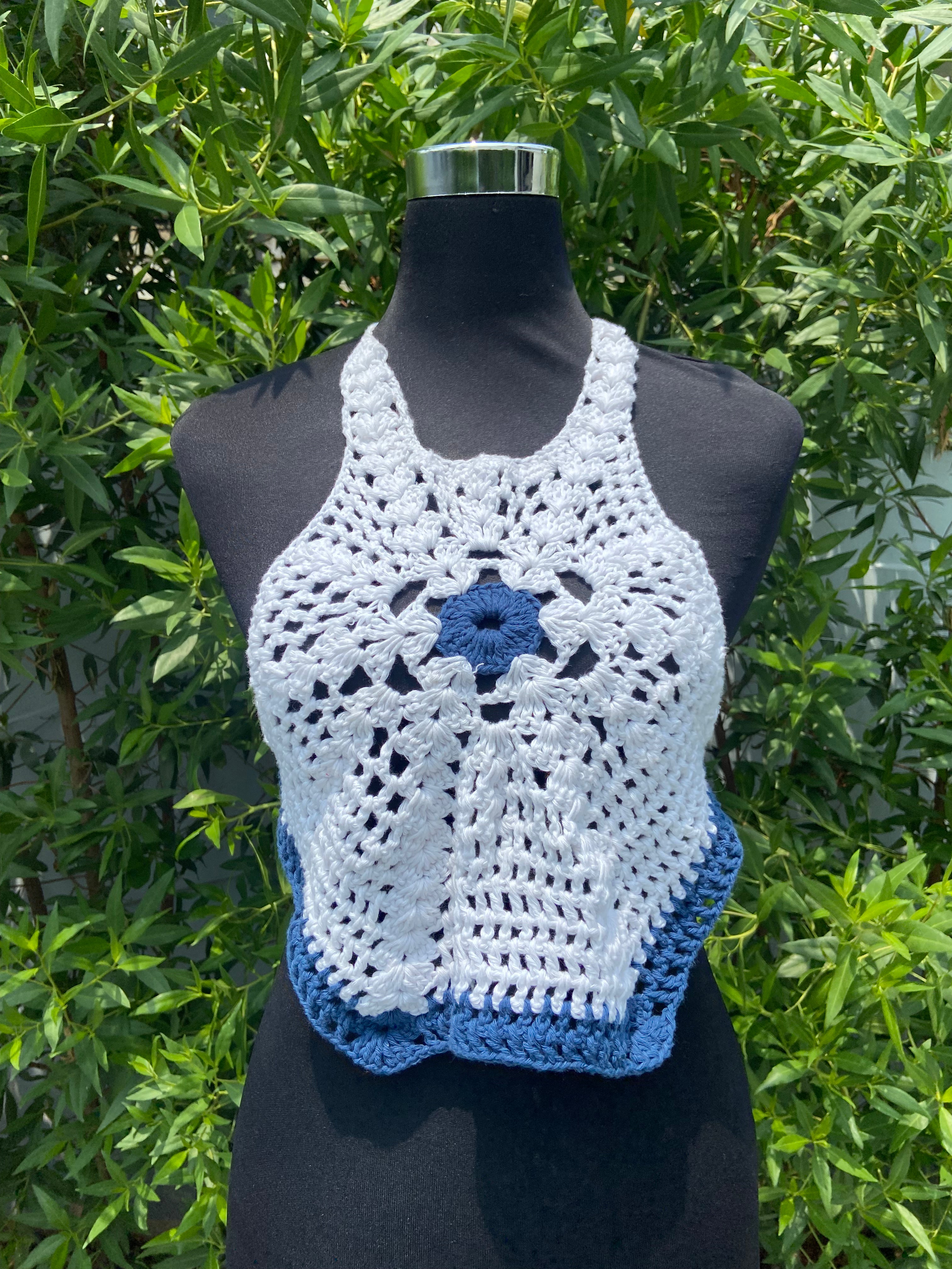 Luna Lace Bralette Top |  Cotton | Hand Crochet by Chutak Binak