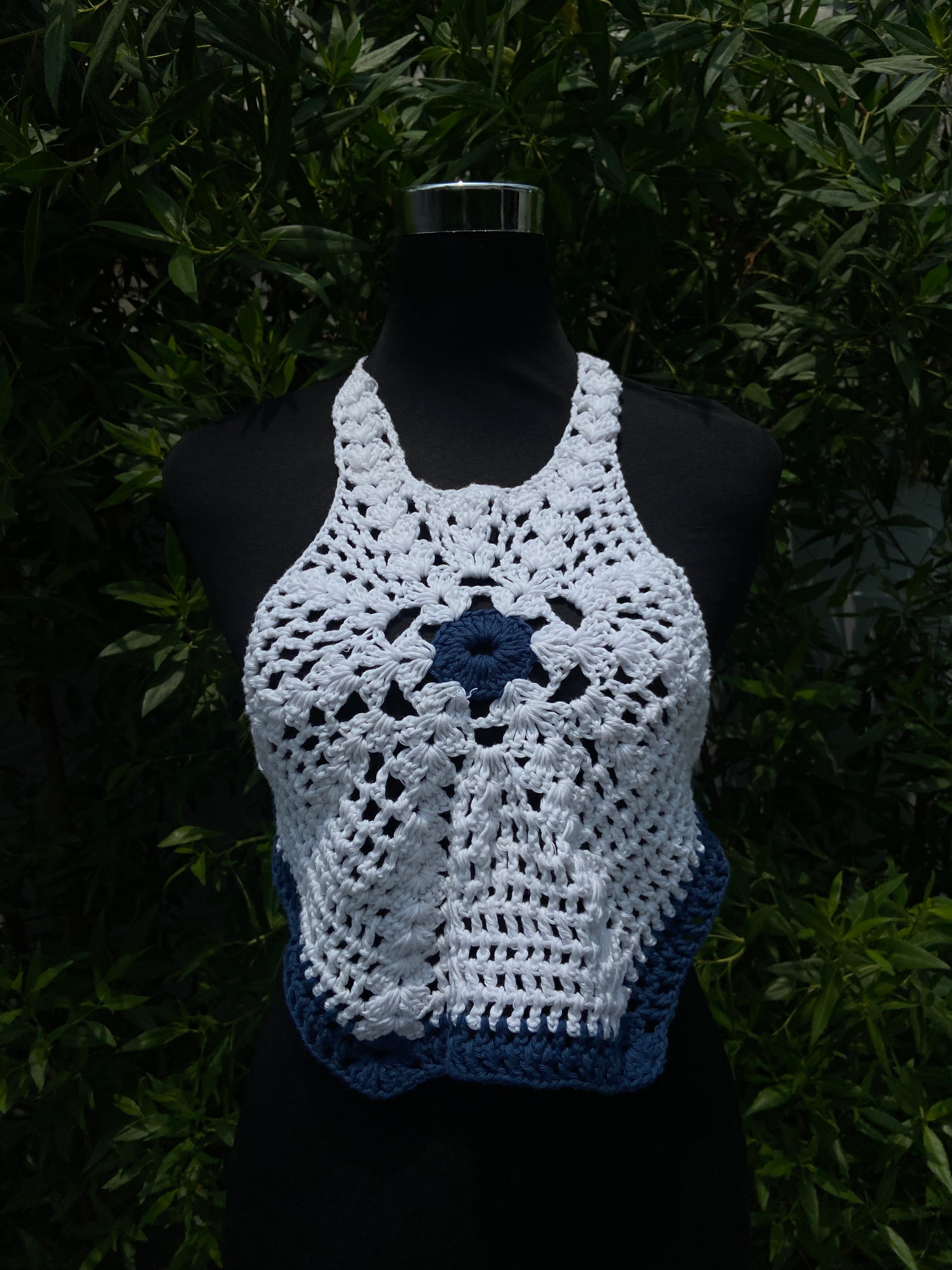 Luna Lace Bralette Top |  Cotton | Hand Crochet by Chutak Binak