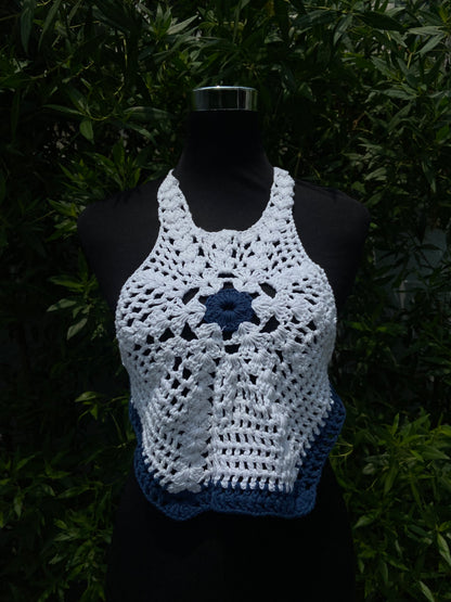 Luna Lace Bralette Top |  Cotton | Hand Crochet by Chutak Binak