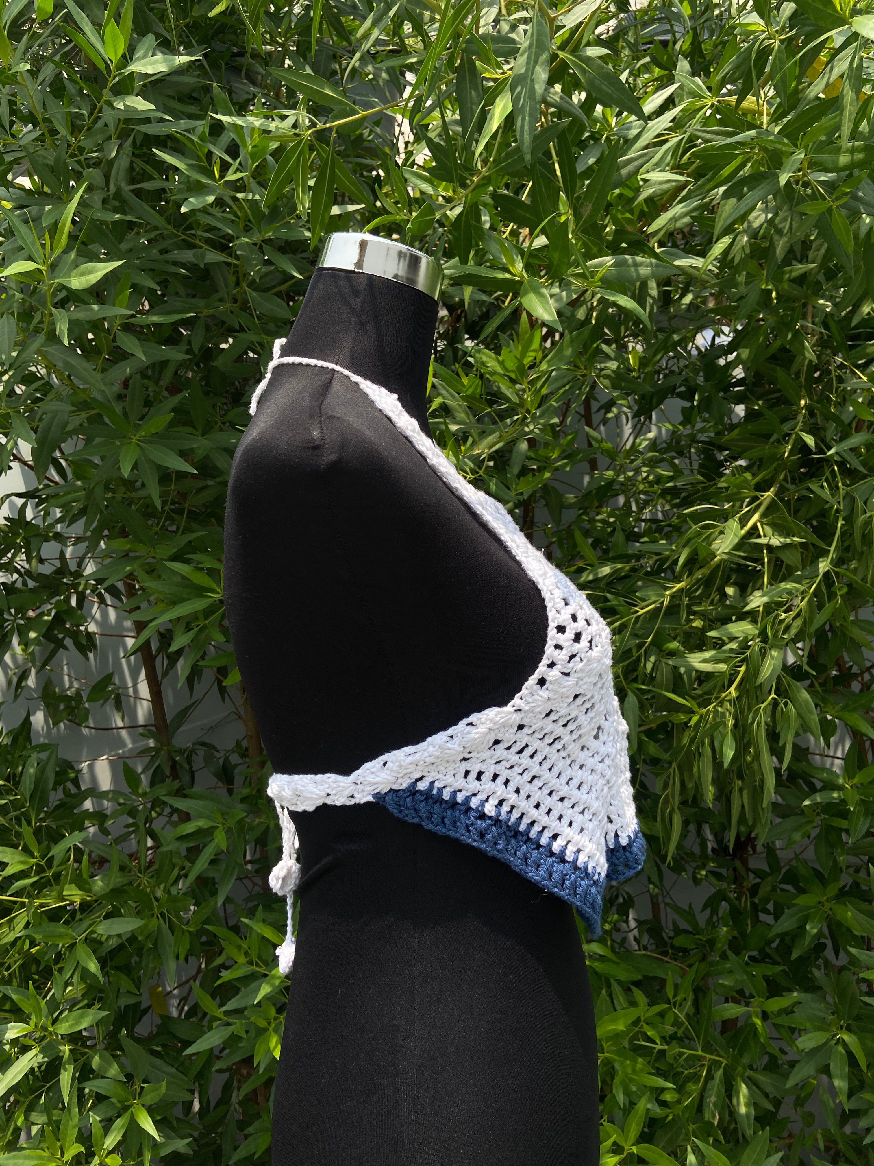 Luna Lace Bralette Top |  Cotton | Hand Crochet by Chutak Binak