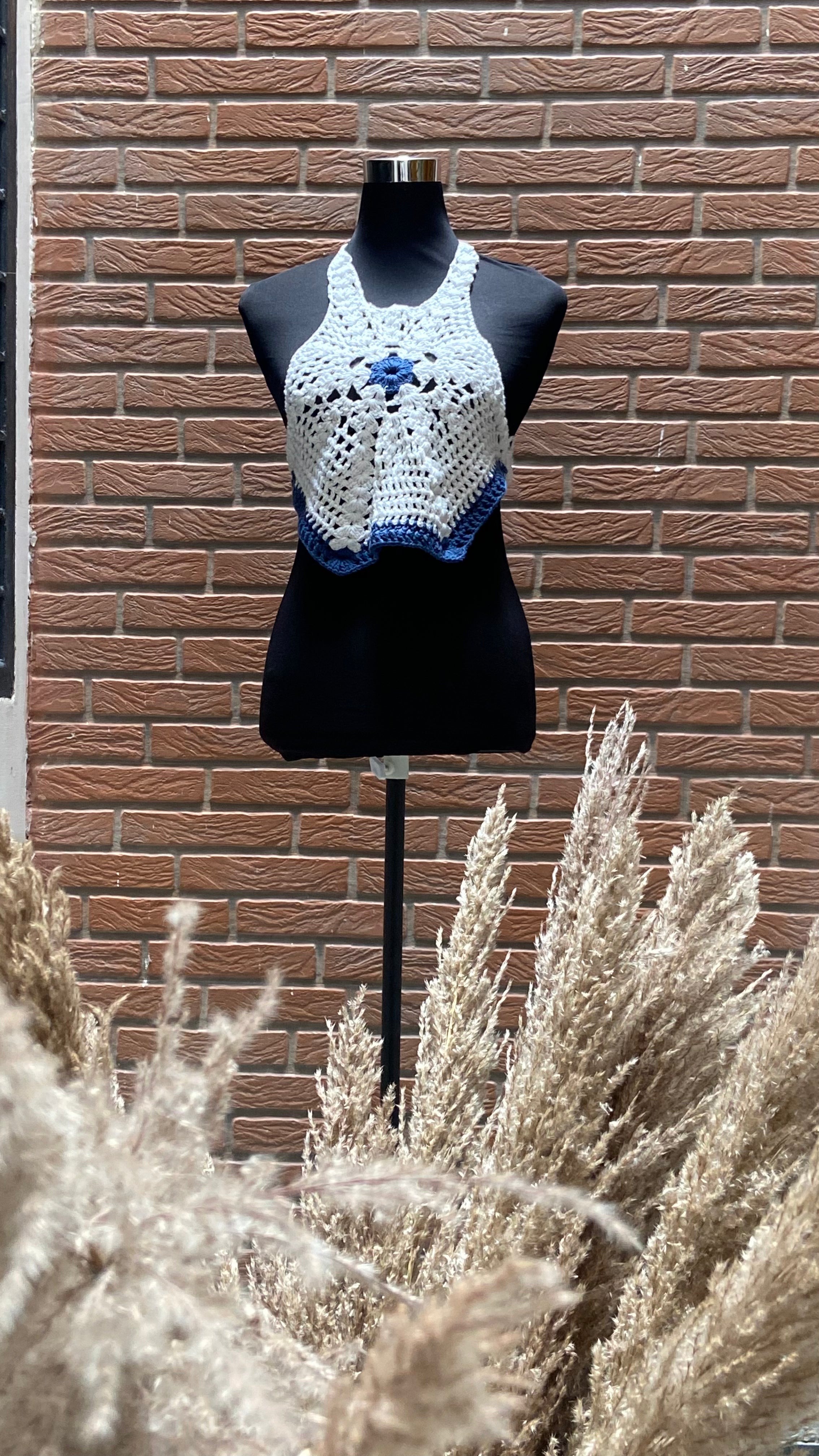 Luna Lace Bralette Top |  Cotton | Hand Crochet by Chutak Binak