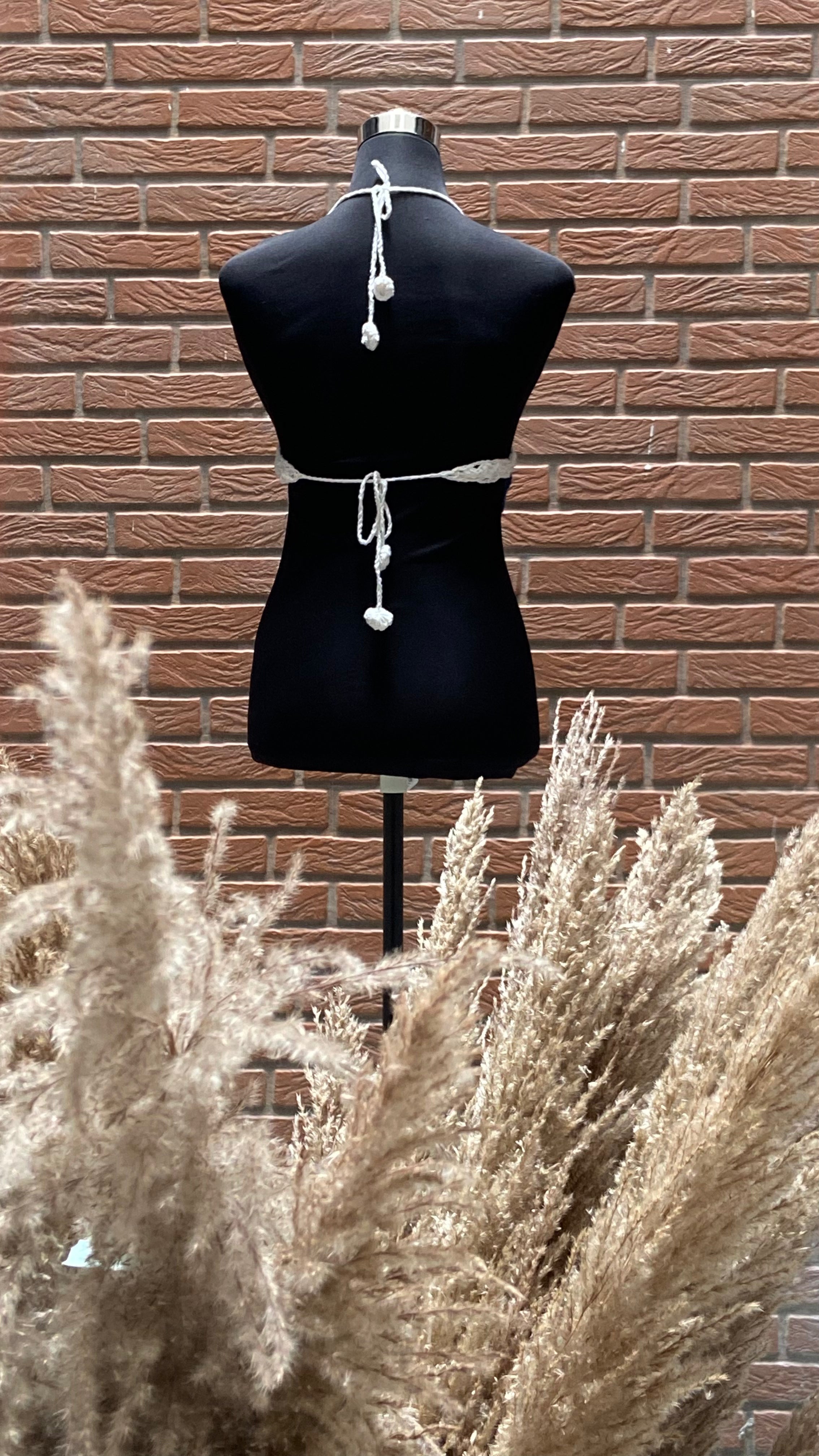 Luna Lace Bralette Top |  Cotton | Hand Crochet by Chutak Binak