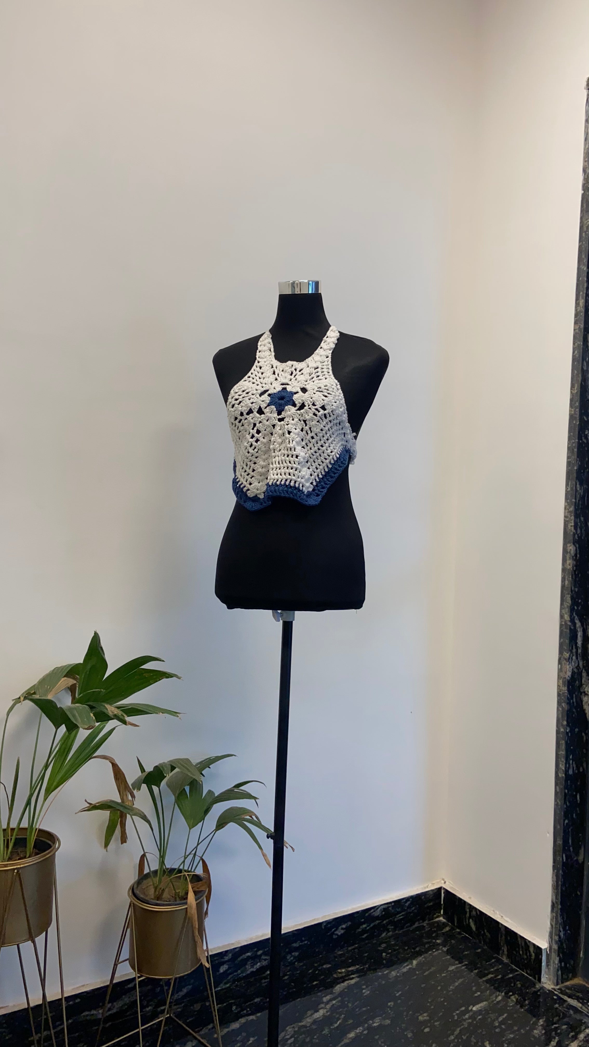 Luna Lace Bralette Top |  Cotton | Hand Crochet by Chutak Binak