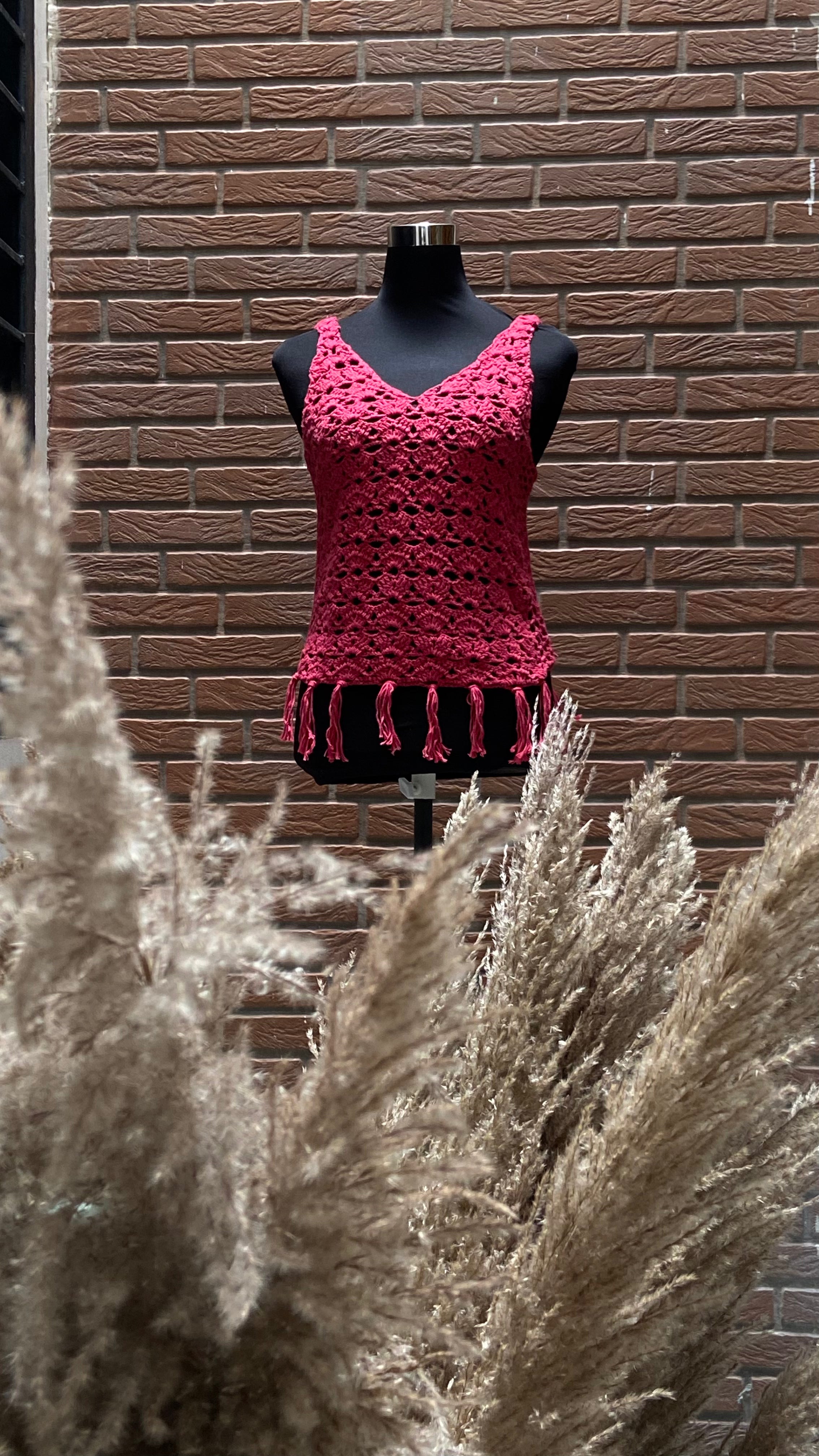 Pretty Chic Top Hand Crochet Cotton Bralette by Chutak Binak