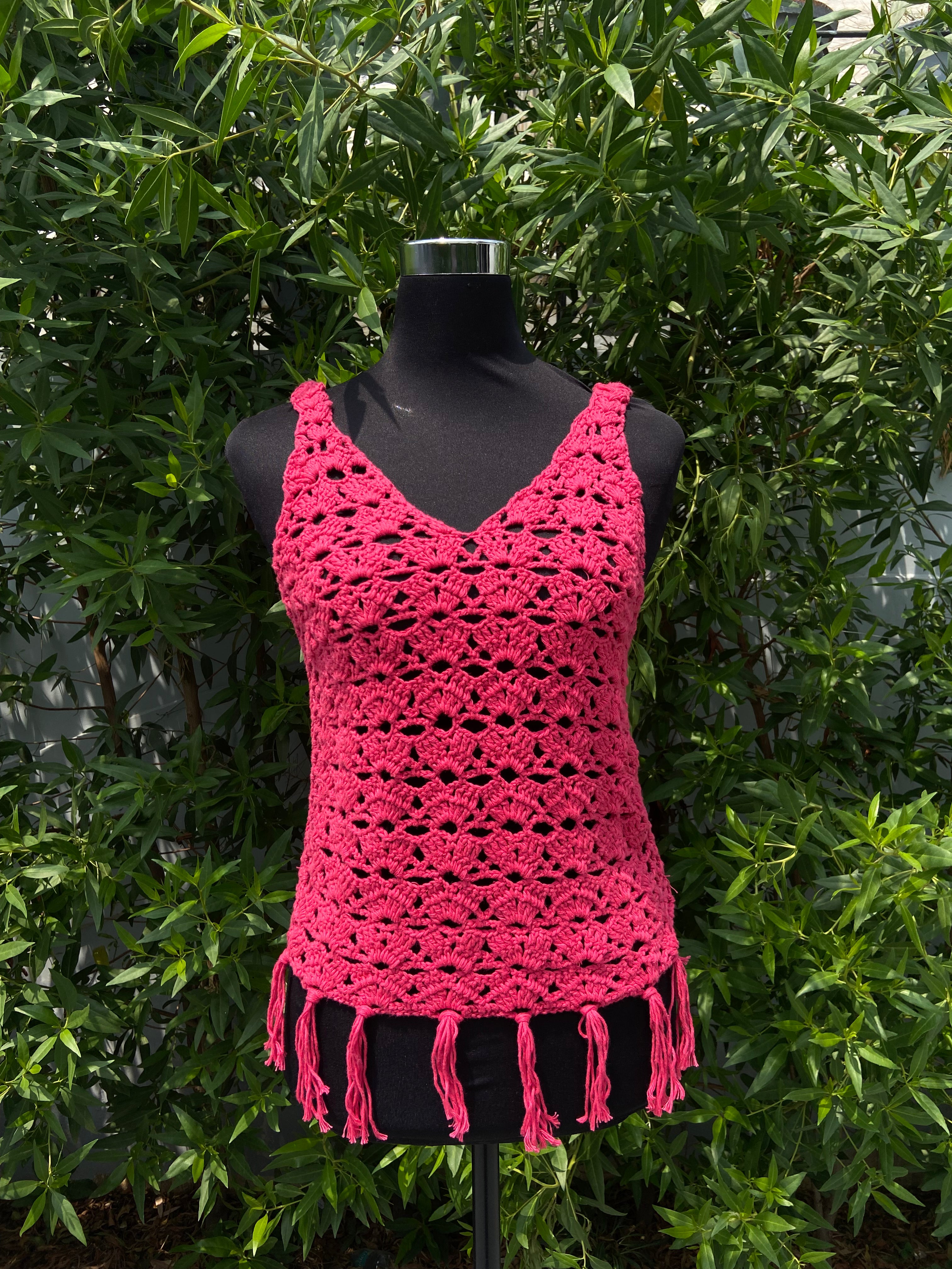 Pretty Chic Top Hand Crochet Cotton Bralette by Chutak Binak