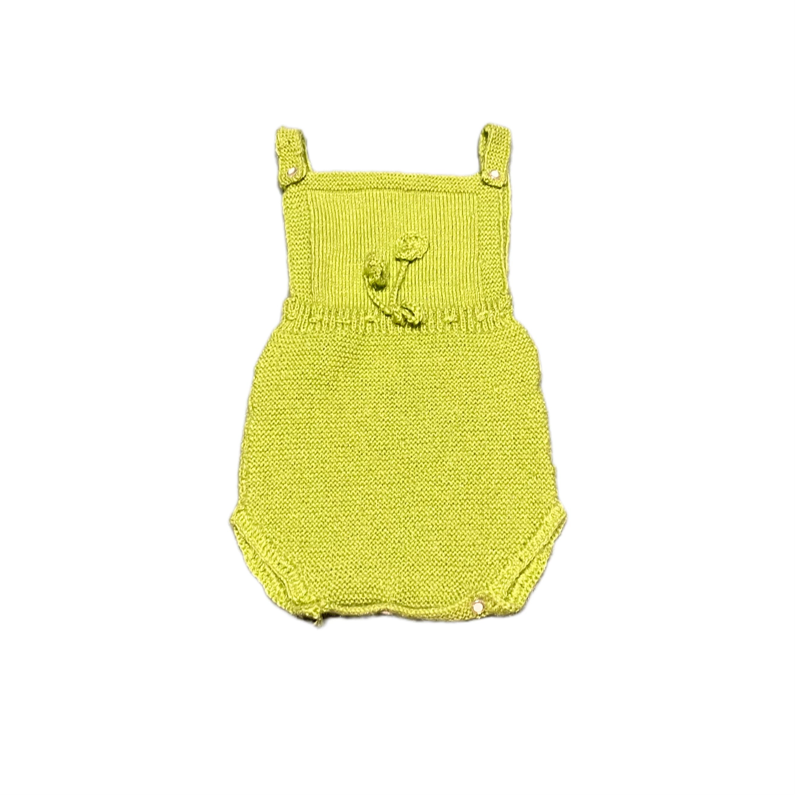 Lemon Drop Knit Romper