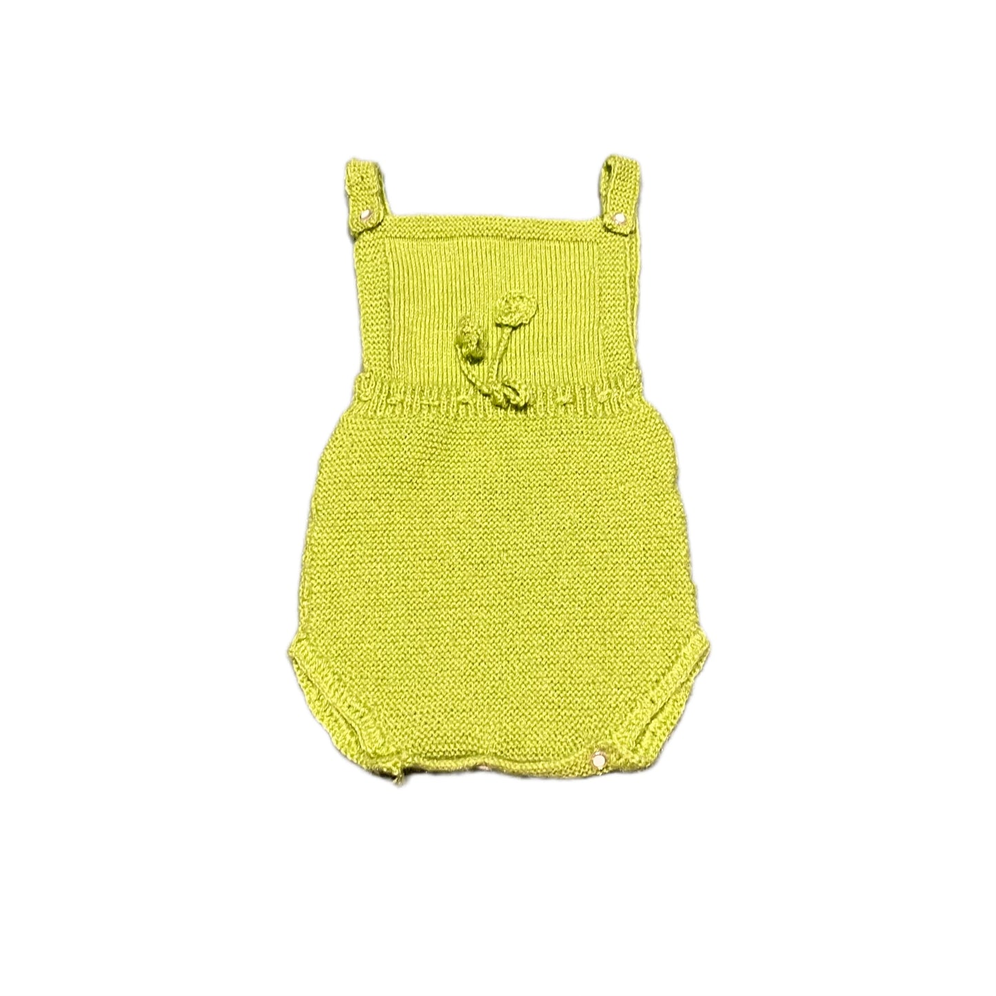 Lemon Drop Knit Romper