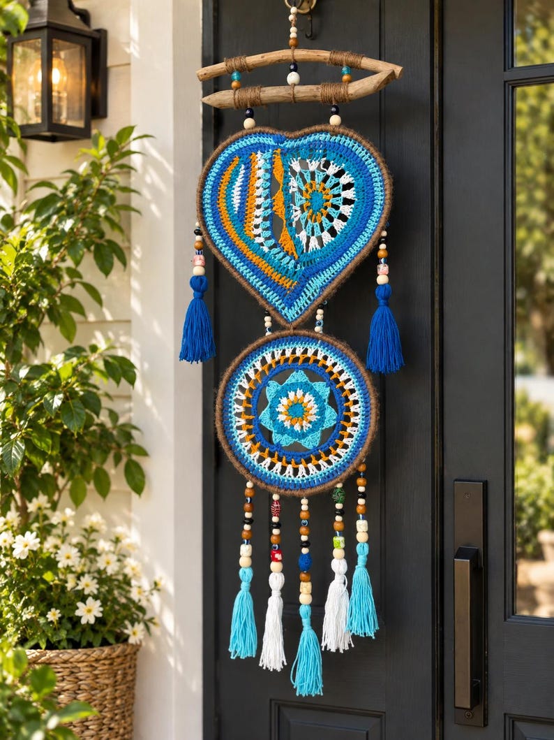 Evil eye beads detail