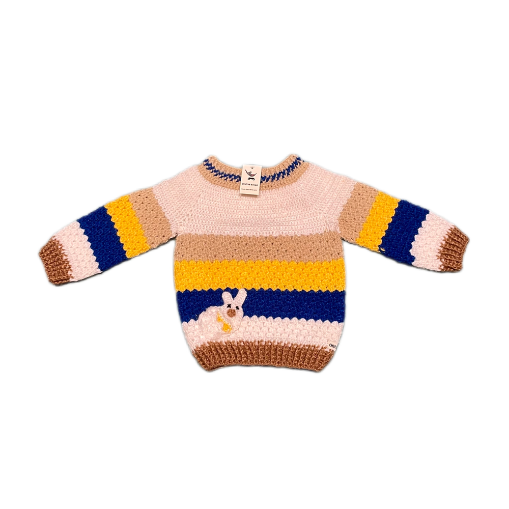 Bugs Bunny hand crochet sweater for kids 6 months-4 years – Chutak Binak