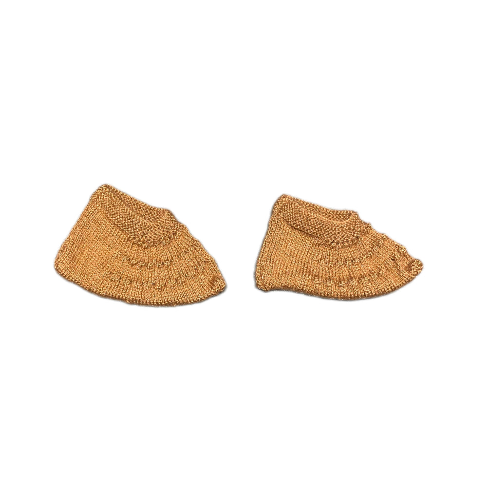 Hand knit woollen socks for adults detail view – Chutak Binak