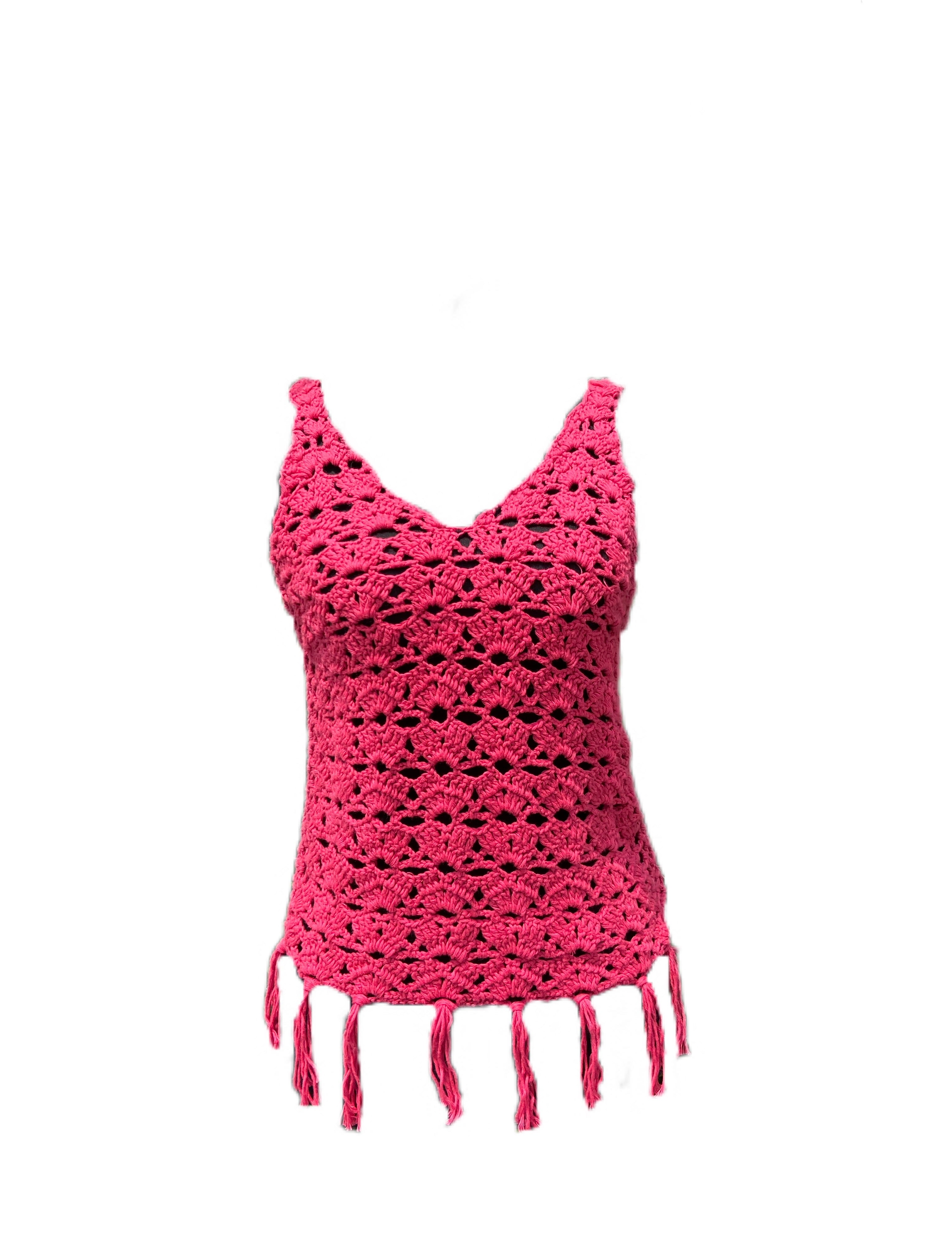 Pretty Chic Top Hand Crochet Cotton Bralette by Chutak Binak