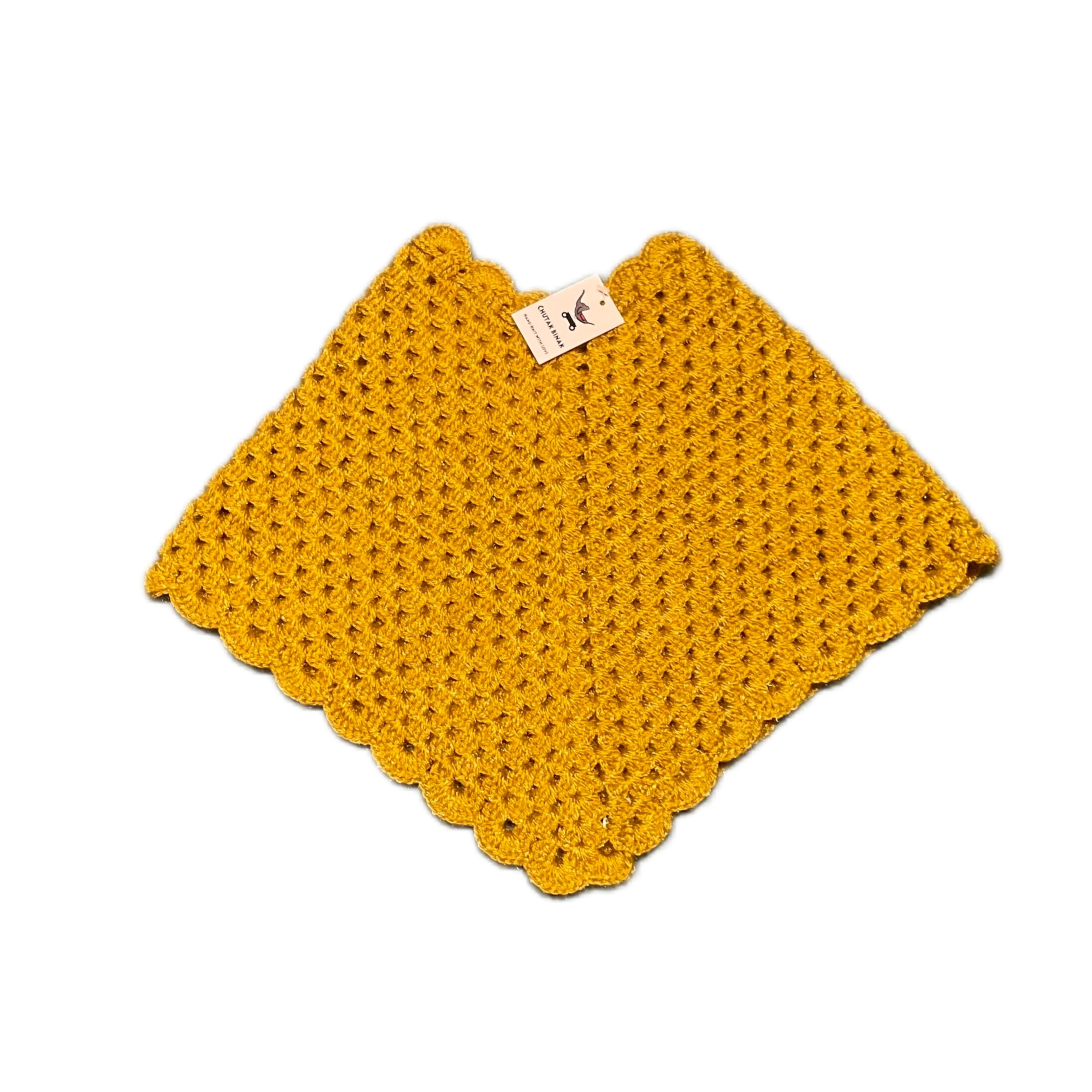 Hand Crochet Kids Poncho | Chutak Binak